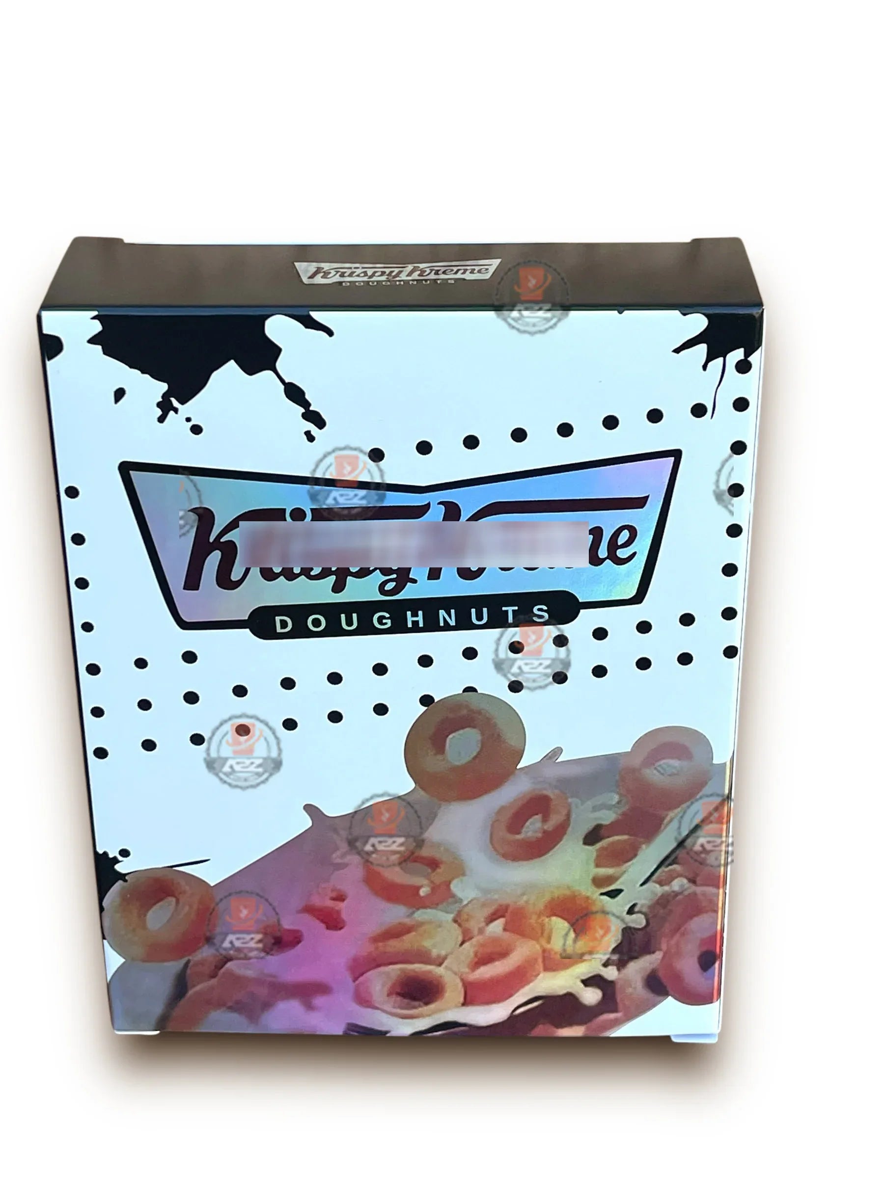 K Kreme Mylar Bags with Boxes 3.5g Box Packaging Holographic - Black Unicorn Hub