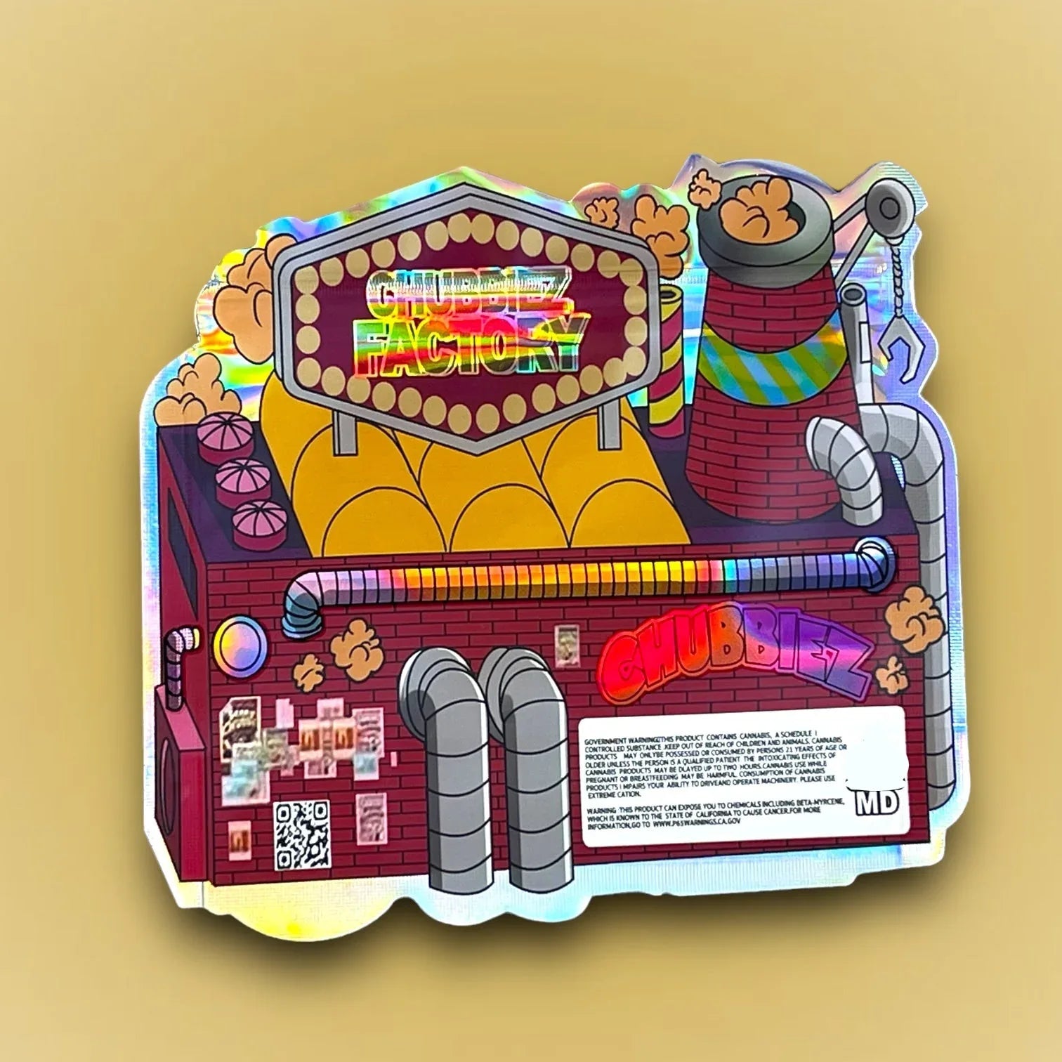 Chubbiez Factory 3.5G Mylar Bags - Black Unicorn Hub