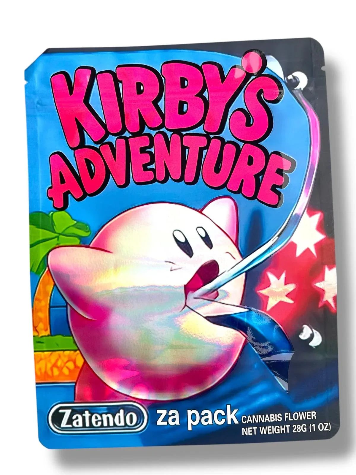 Kirby's Adventure 1 OZ 28G empty Mylar bag 1-ounce (50 Count) Zatendo Za Pack