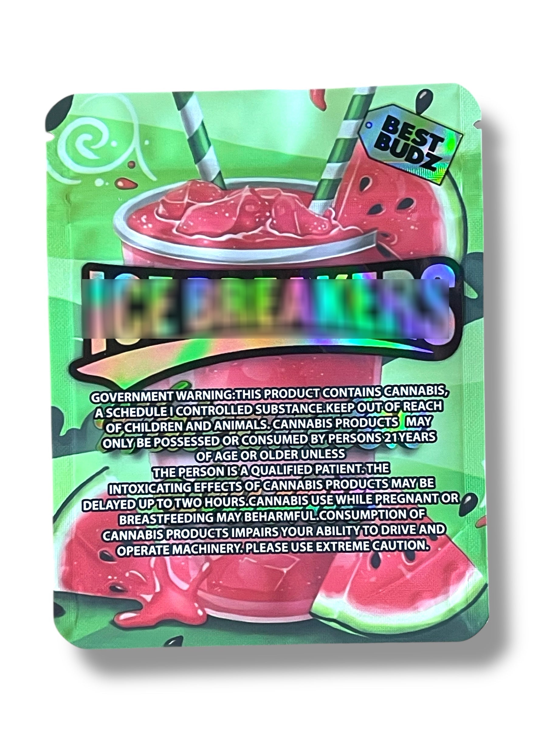 Watermelon Slushie 3.5g Mylar Bag- Packaging Only