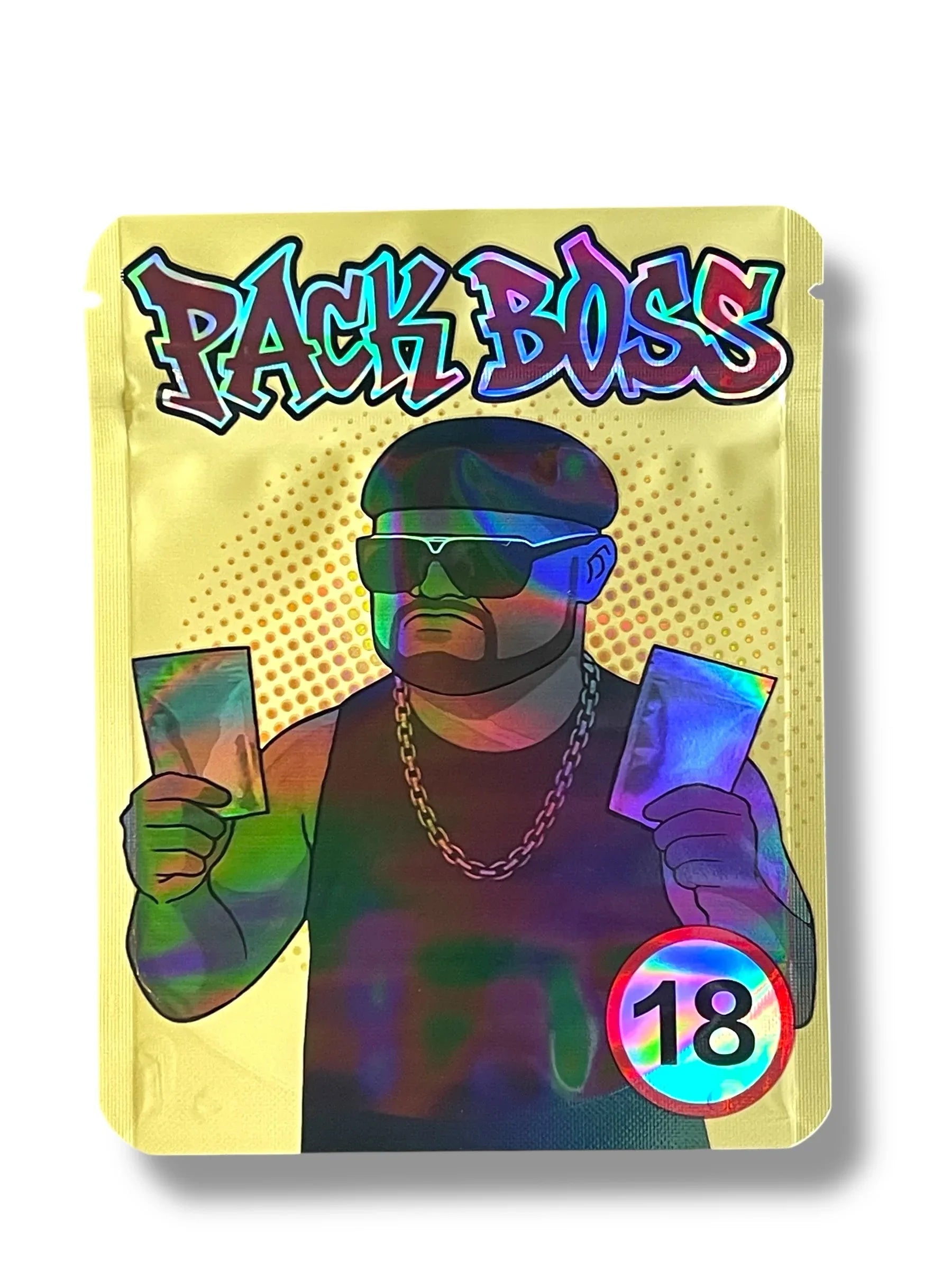 Pack Boss 3.5g Mylar Bag- Packaging Only