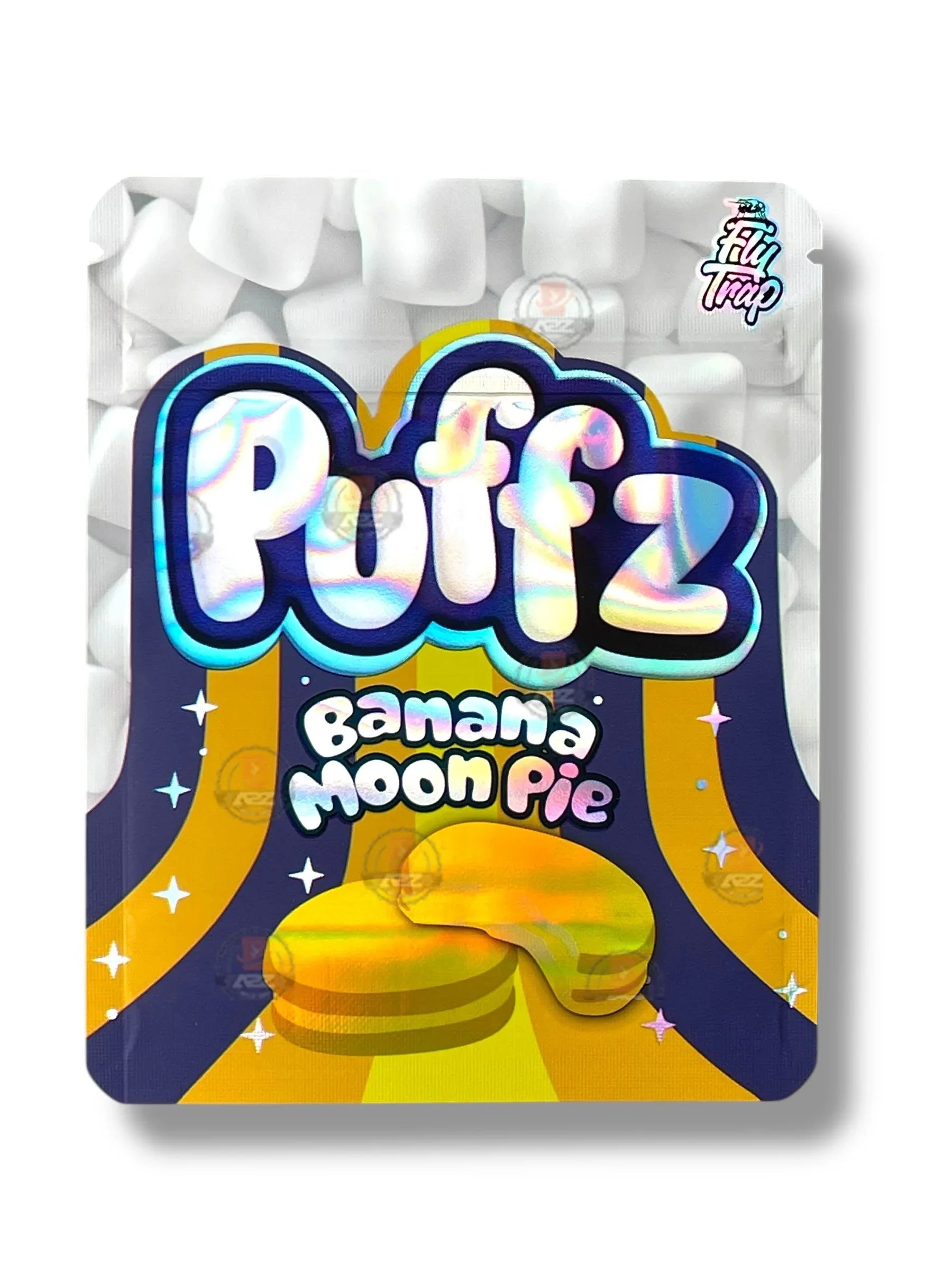 Puffz Banana Moon Pie Mylar Bag 3.5g Fly Trap 