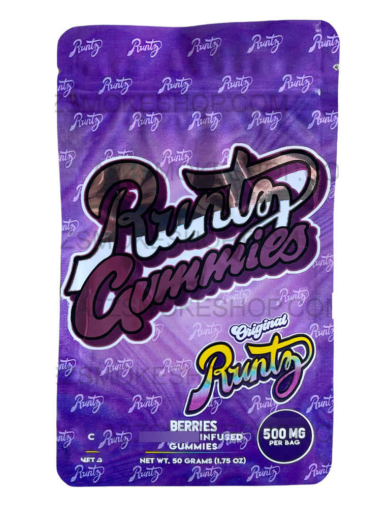 Gummies - Purple  Berries 500mg  Mylar Bag Packaging ONLY Does not include gummies