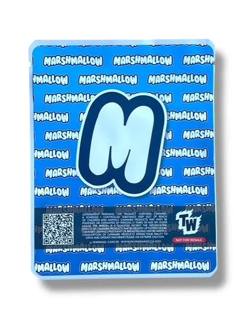 Sprinklez Frosted Bubblegum Marshmallow 3.5G Mylar Bags -With stickers and label