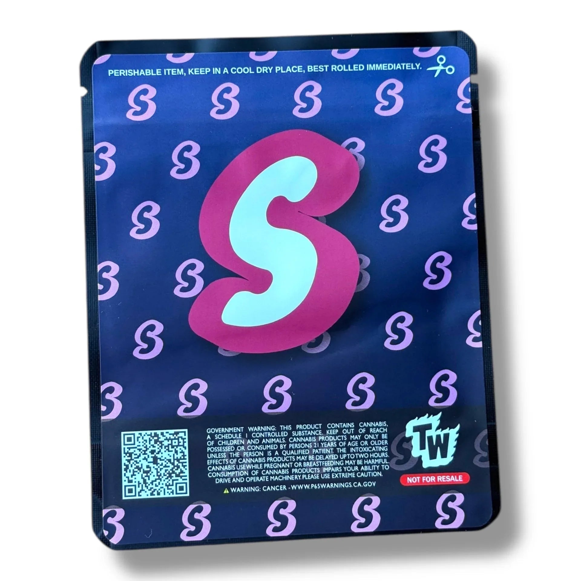 Sprinklez Misty Magic Milkshake 3.5G Mylar Bags -With stickers and label