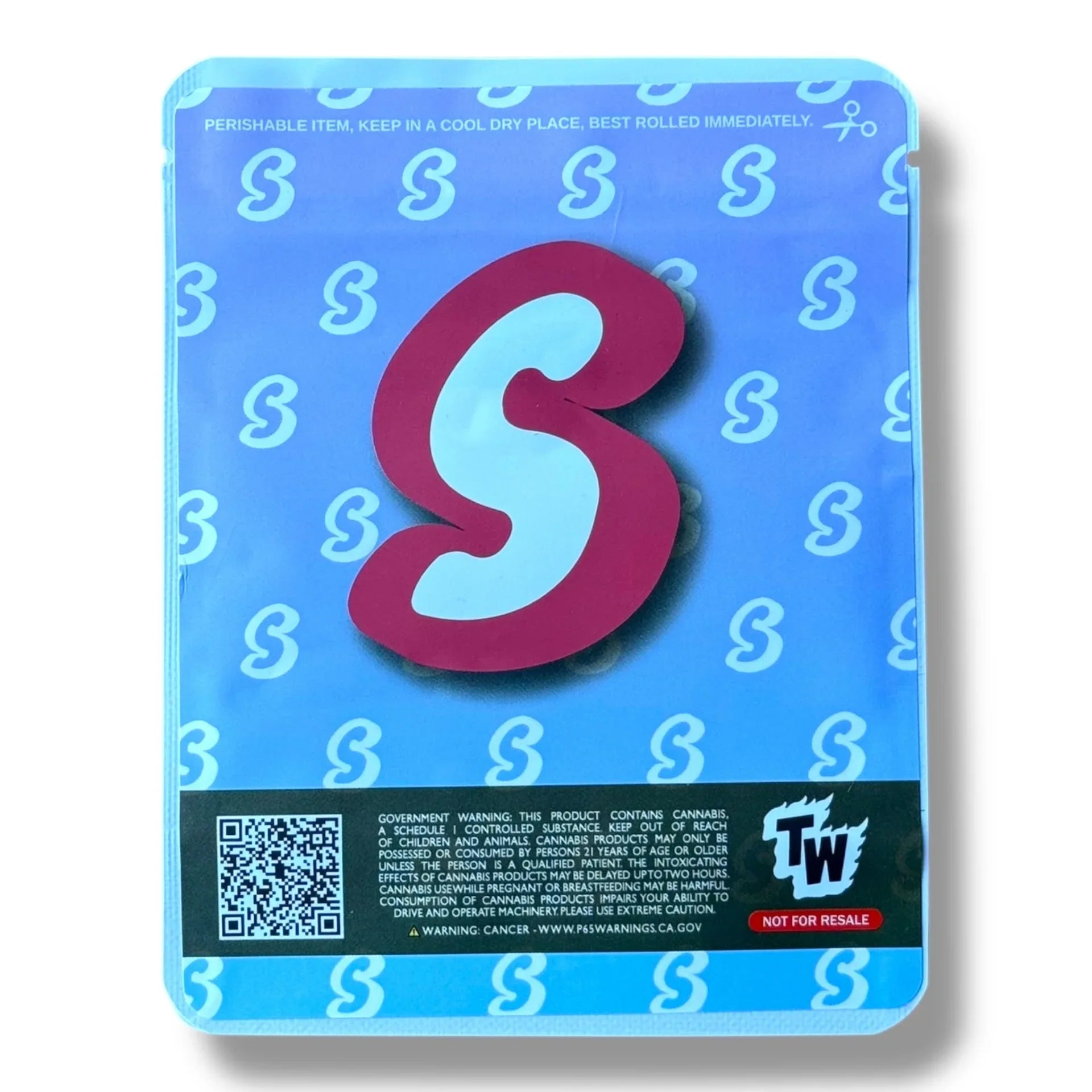 Sprinklez Monster Mash Sundae 3.5G Mylar Bags -With stickers and label 