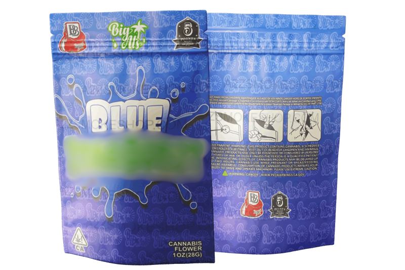 Backpack Boyz Blue 1 OZ 28G Mylar Bag