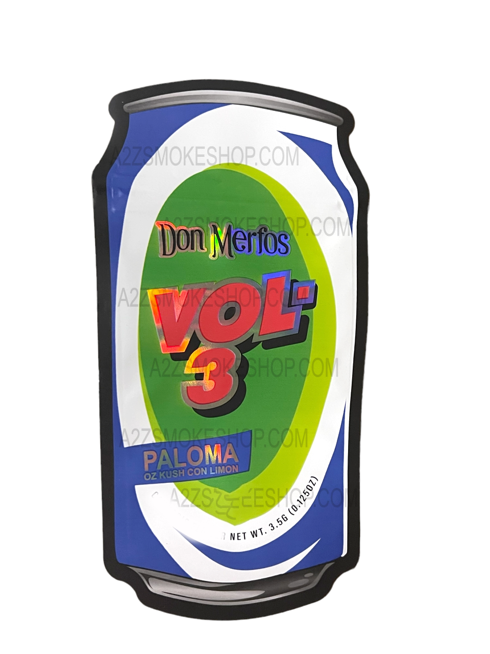 Vol 3 Paloma Don Merfos Cut out bag  3.5g Mylar bag  Packaging Only