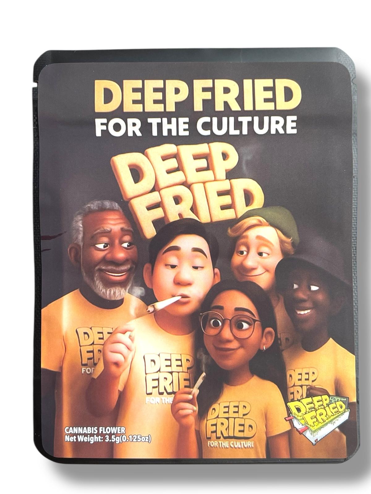 Deep Fried For The Culture 3.5G Sticker Mylar Bags