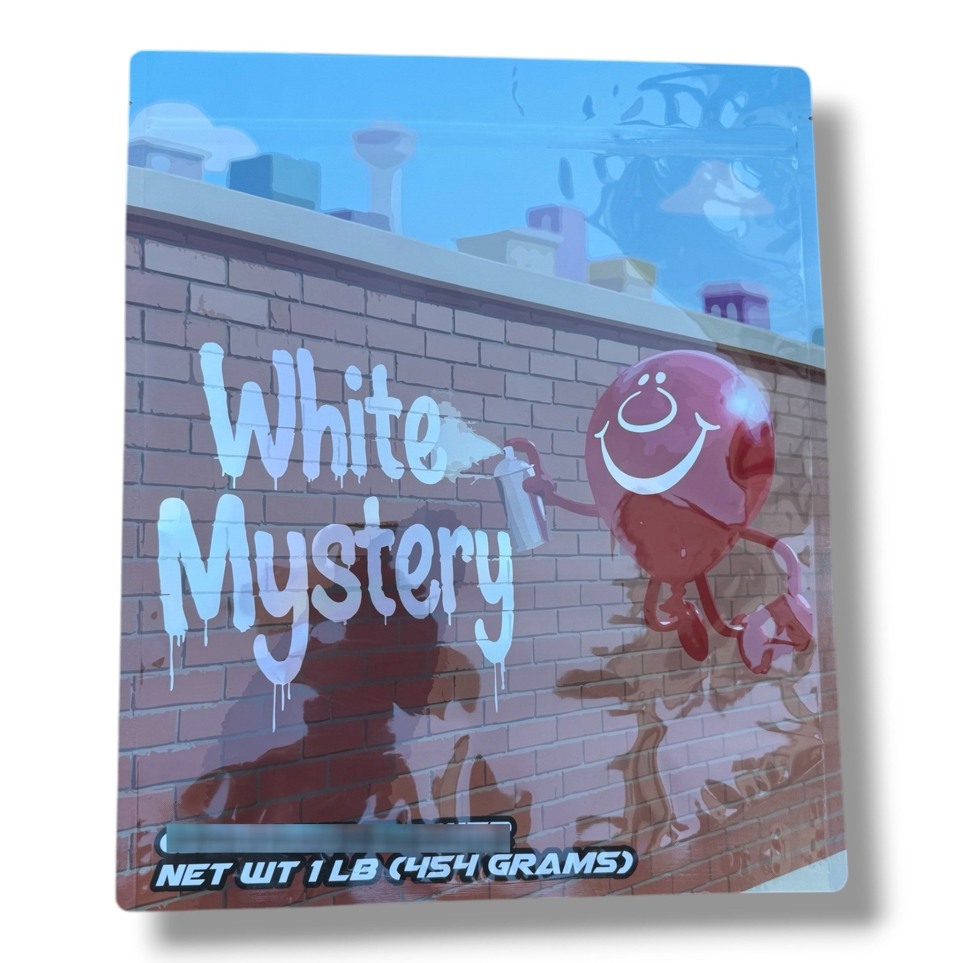 White Mystery Pound Bag (Large) 1LBS - 16OZ (454g) Packaging only