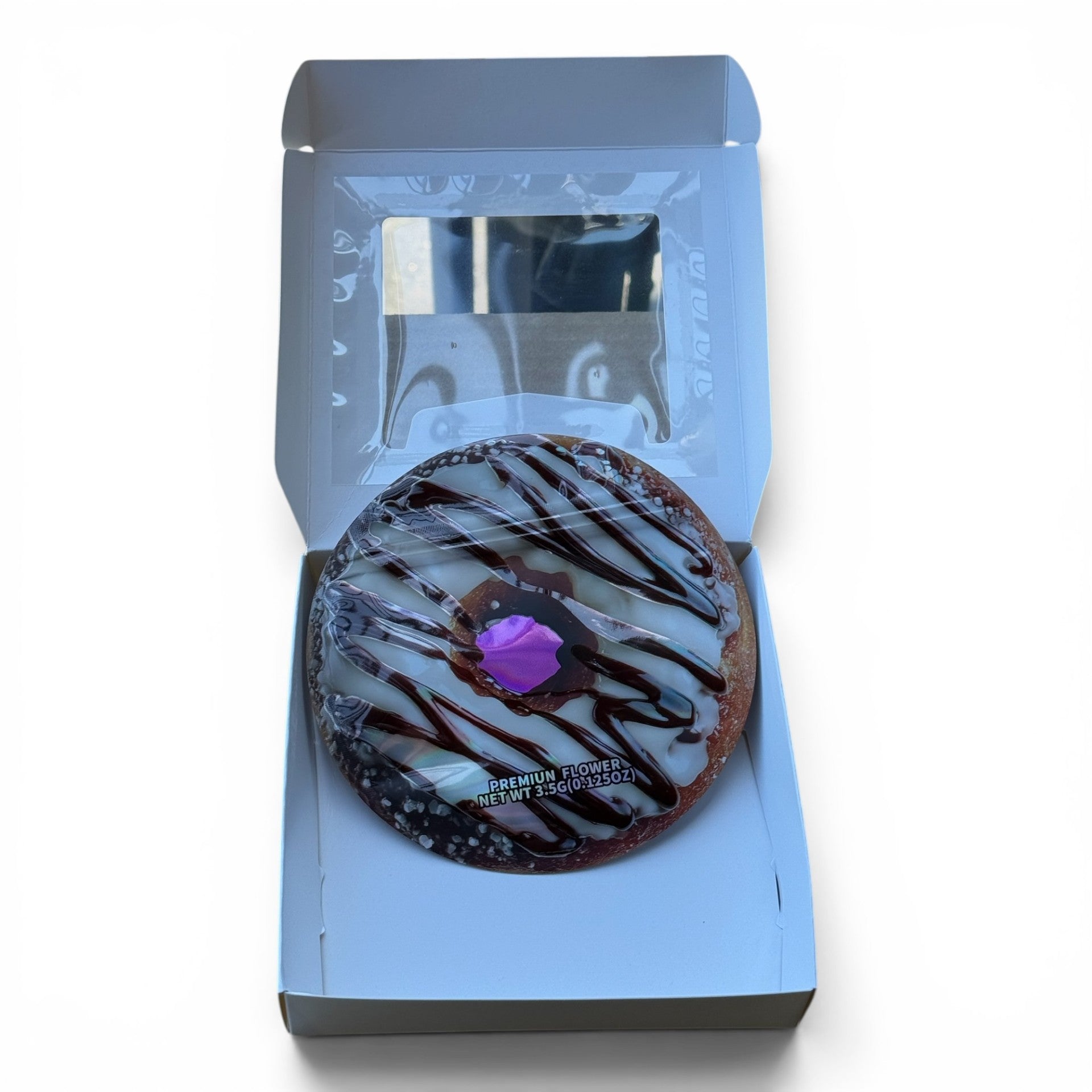 ZAZA Donuts Mylar Bags with Boxes 3.5g Box Packaging