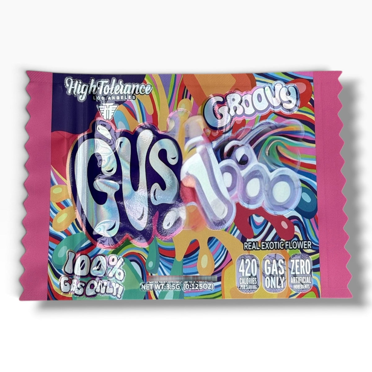 High Tolerance Groovy 3.5g shape bags 100% Gas Only