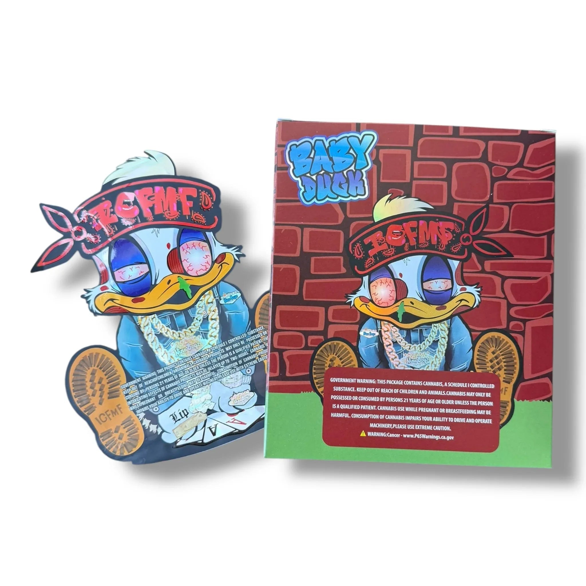 Baby Duck Mylar Bags with Boxes 3.5g Box Packaging High Tolerance - Black Unicorn Hub