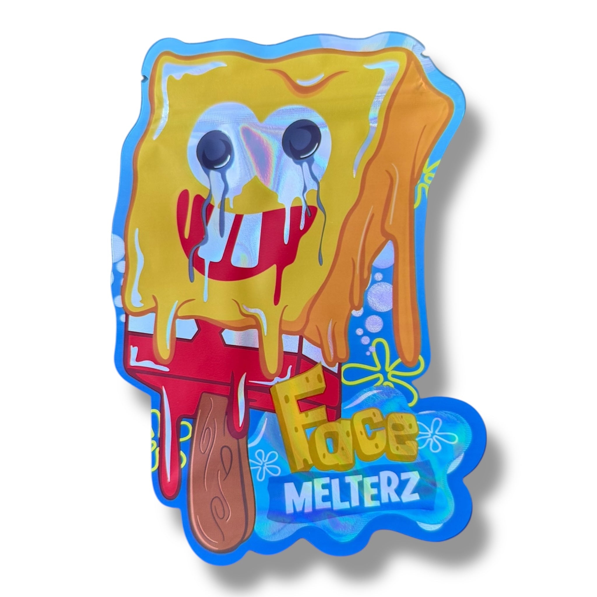 Face Melterz Mylar Bags with Boxes 3.5g Box Packaging