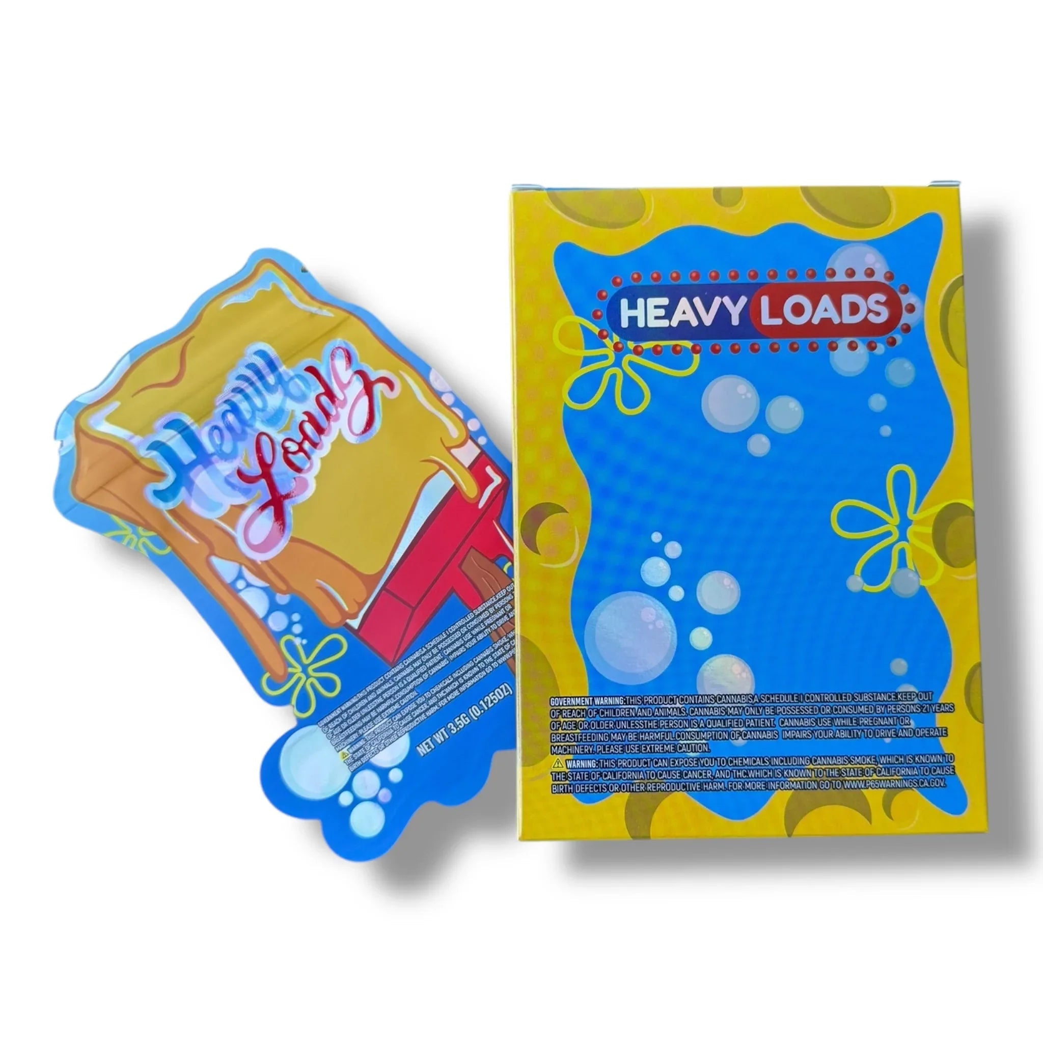 Face Melterz Mylar Bags with Boxes 3.5g Box Packaging - Black Unicorn Hub