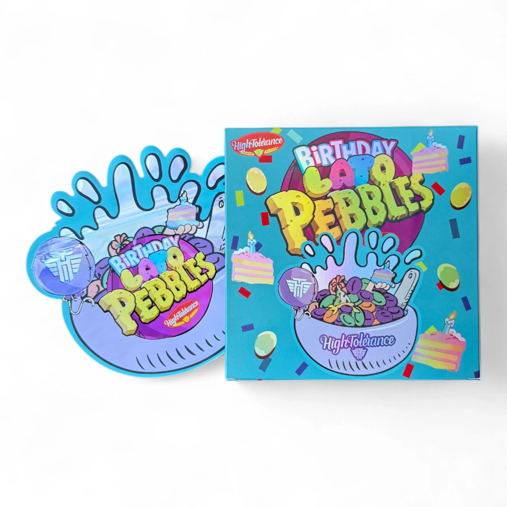 Birthday Lato Mylar Bags with Boxes 3.5g Box Packaging High Tolerance - Black Unicorn Hub