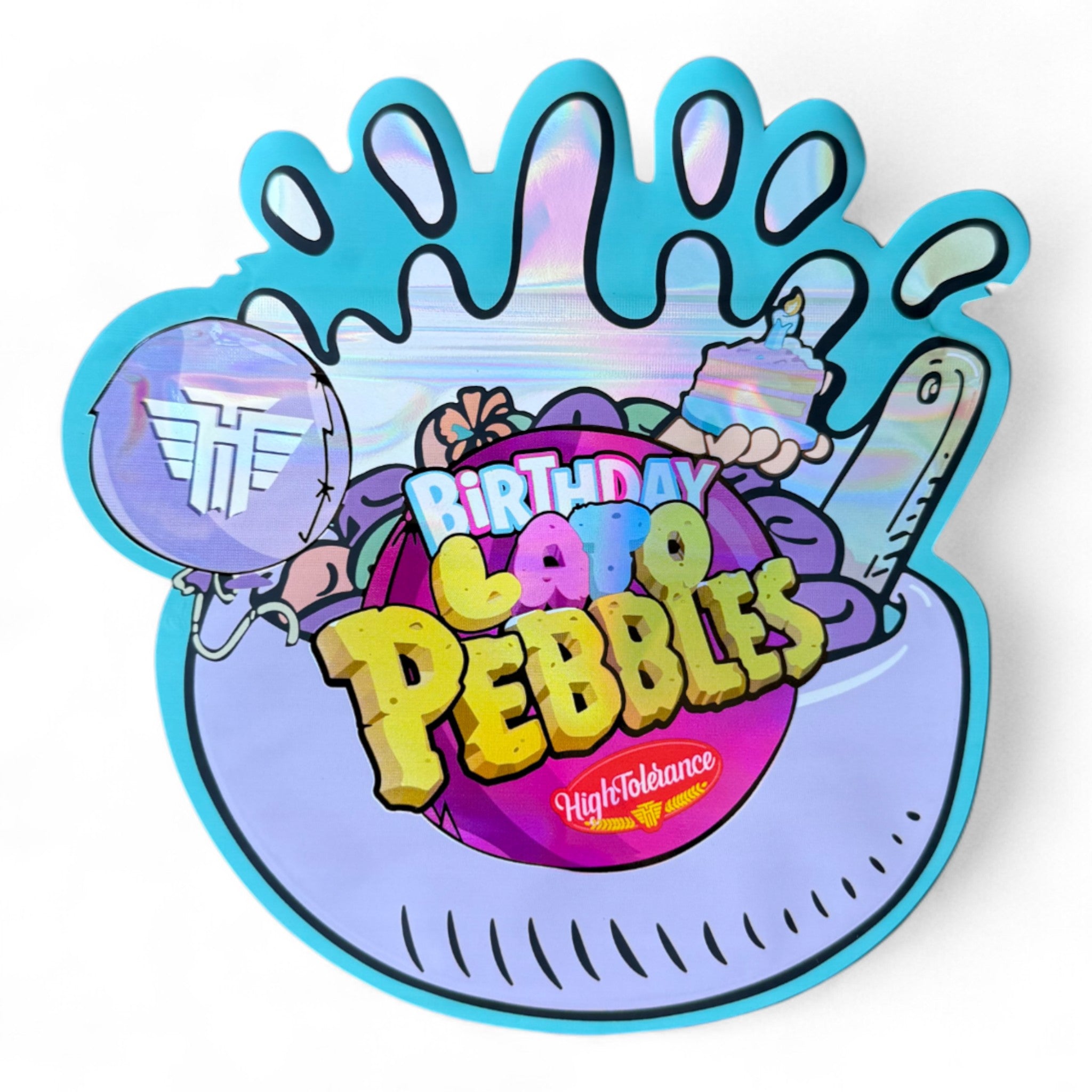 Birthday Lato Mylar Bags with Boxes 3.5g Box Packaging High Tolerance