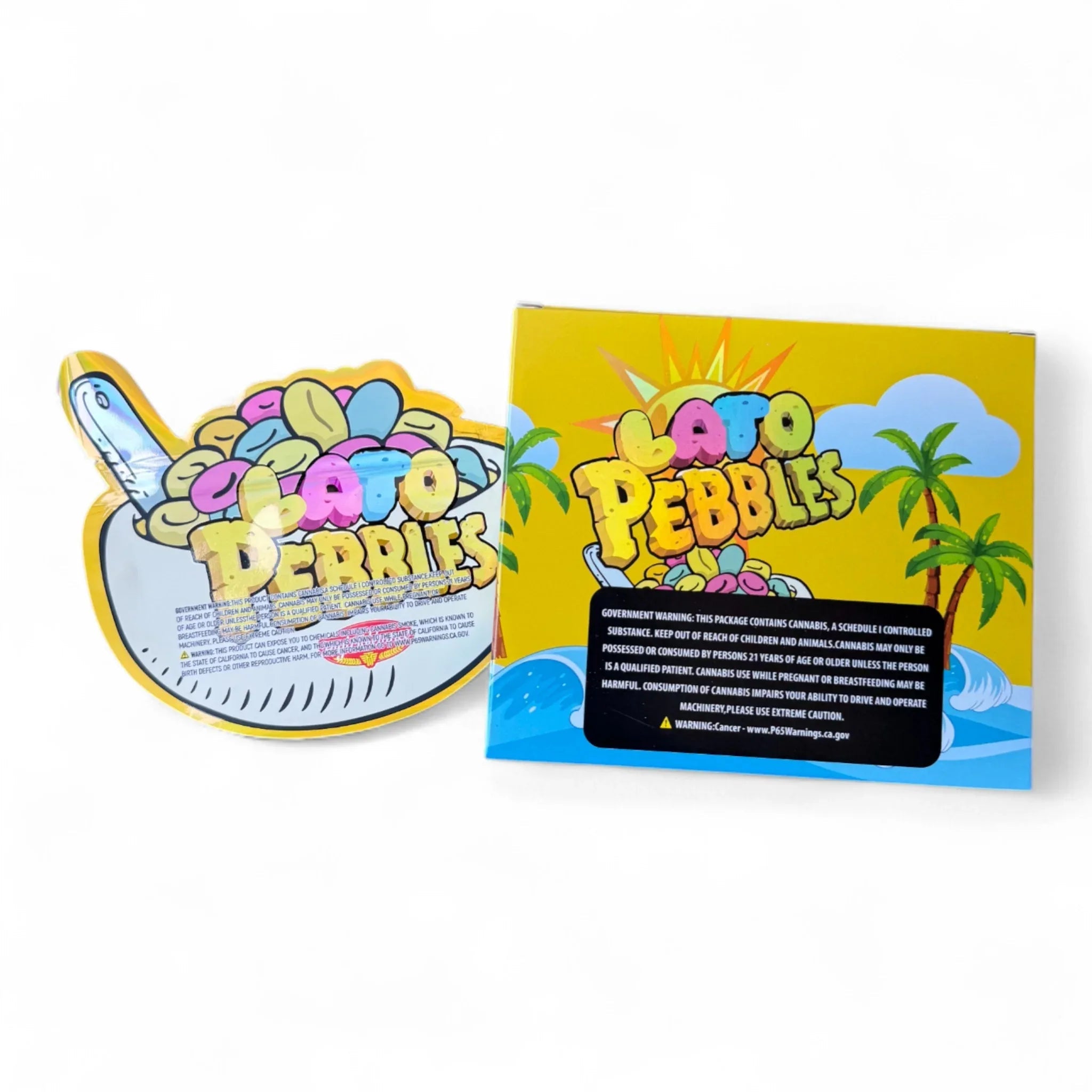 Lato Mylar Bags with Boxes 3.5g Box Packaging High Tolerance - Black Unicorn Hub