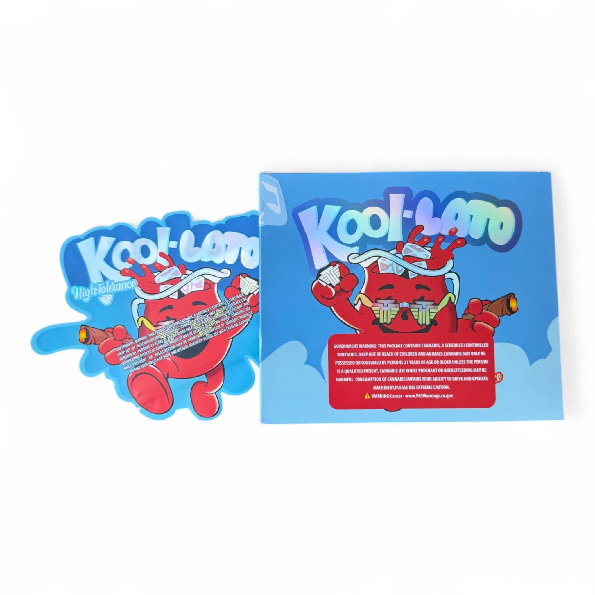 Kool Lato Mylar Bags with Boxes 3.5g Box Packaging High Tolerance - Black Unicorn Hub