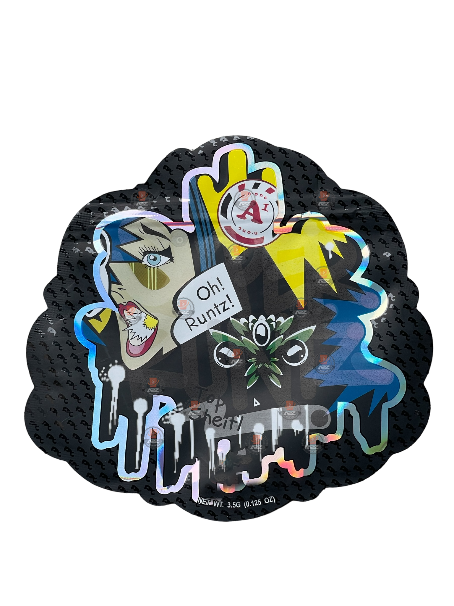 Don Merfos Super bag 3.5g Holographic Mylar bag
