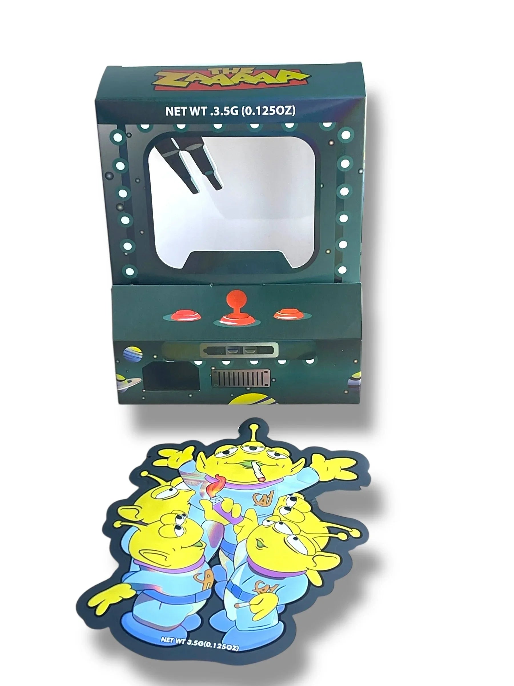 A1 Exotics The ZAAAAA Mylar Bags with Boxes 3.5g Box Packaging Toys Story - Black Unicorn Hub