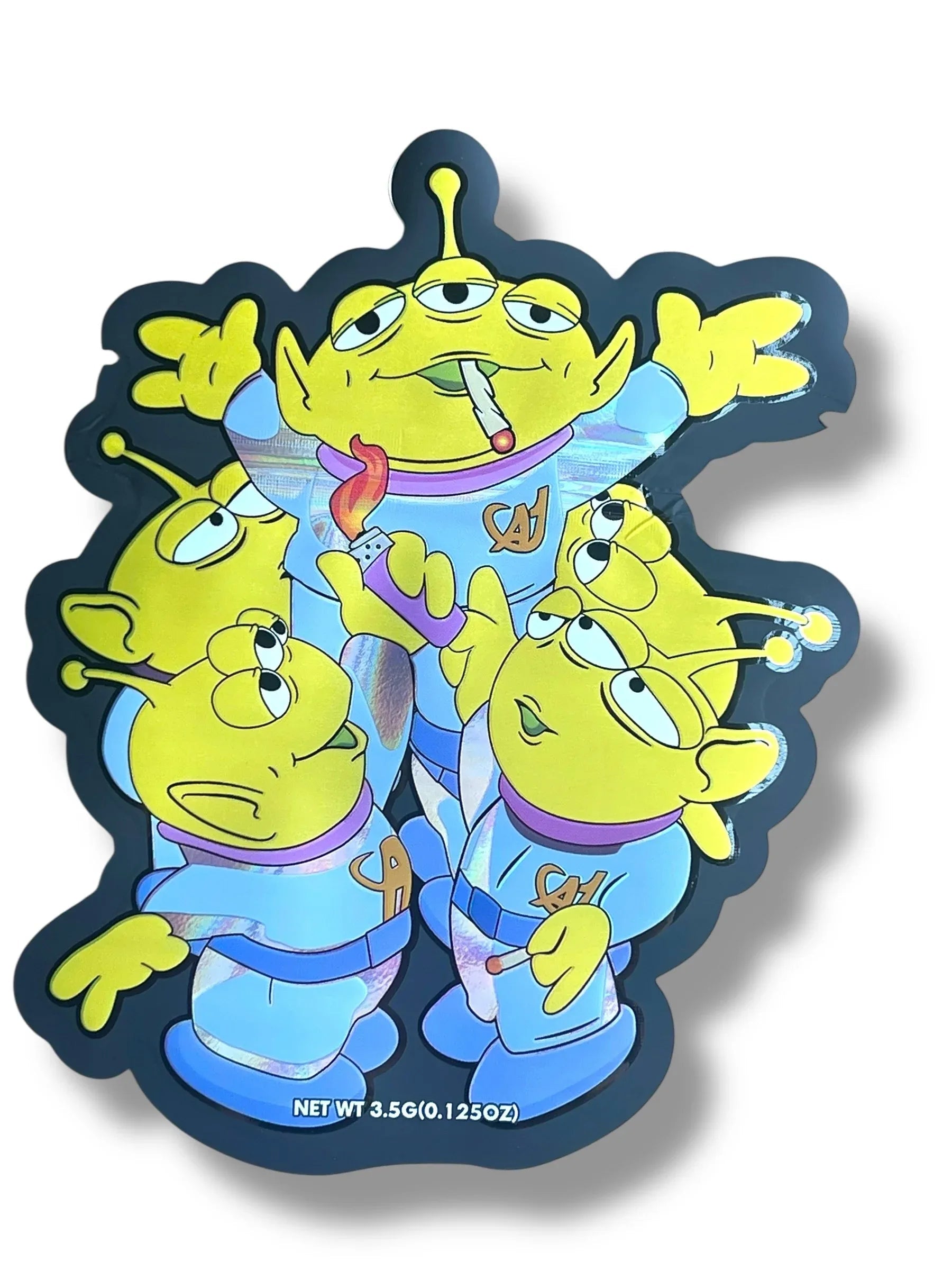 A1 Exotics The ZAAAAA Mylar Bags with Boxes 3.5g Box Packaging Toys Story - Black Unicorn Hub