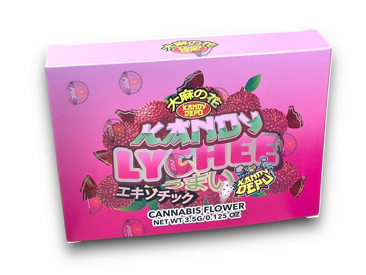 Kandy Depo Kandy Lychee Mylar Bags with Boxes 3.5g Box Packaging Holographic - Black Unicorn Hub