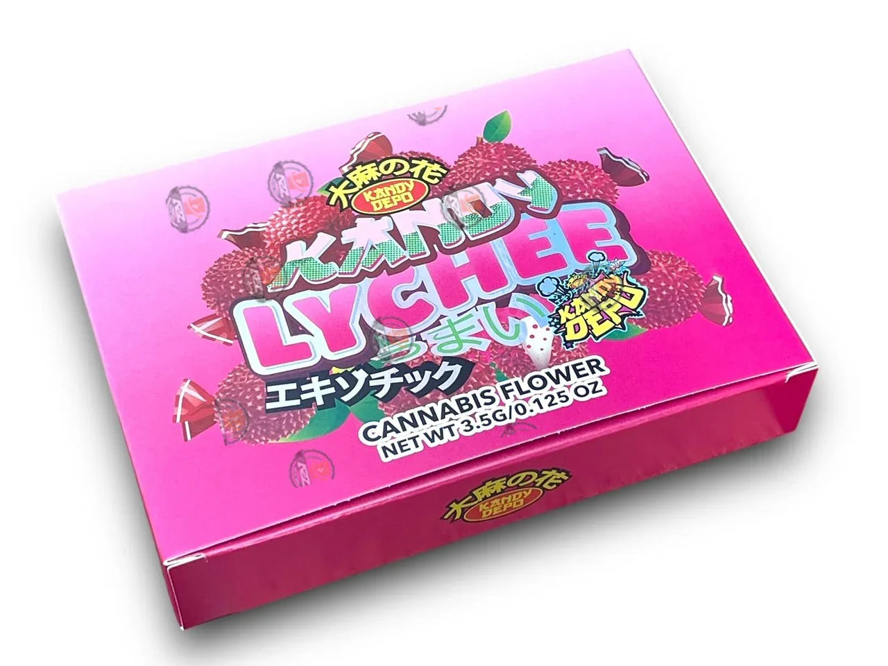 Kandy Depo Kandy Lychee Mylar Bags with Boxes 3.5g Box Packaging Holographic - Black Unicorn Hub