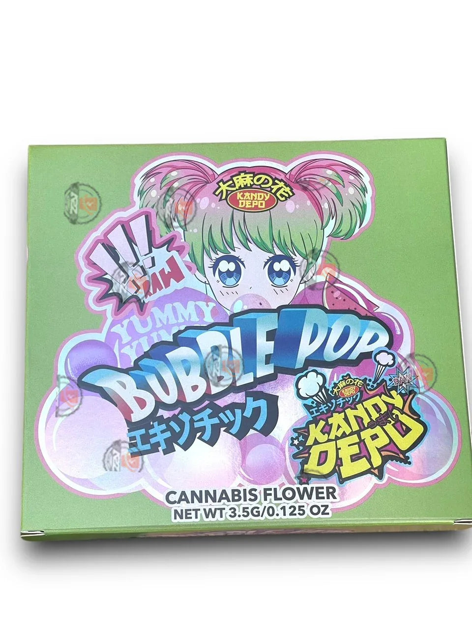 Kandy Depo Dubble POP Mylar Bags with Boxes 3.5g Box Packaging Holographic - Black Unicorn Hub