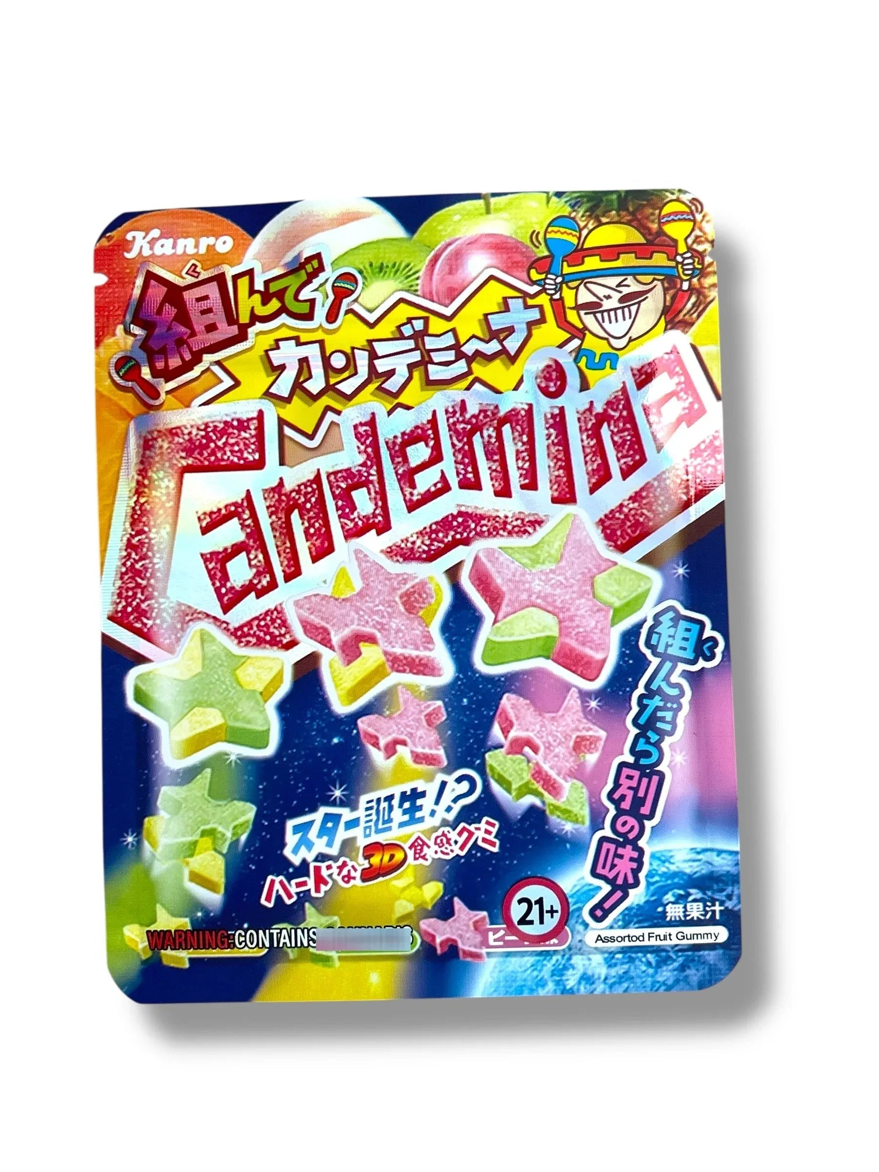 Candemina Fruity Assorted Gummy Edible Packaging 3.5g Mylar bags - packaging only 1 - Black Unicorn Hub