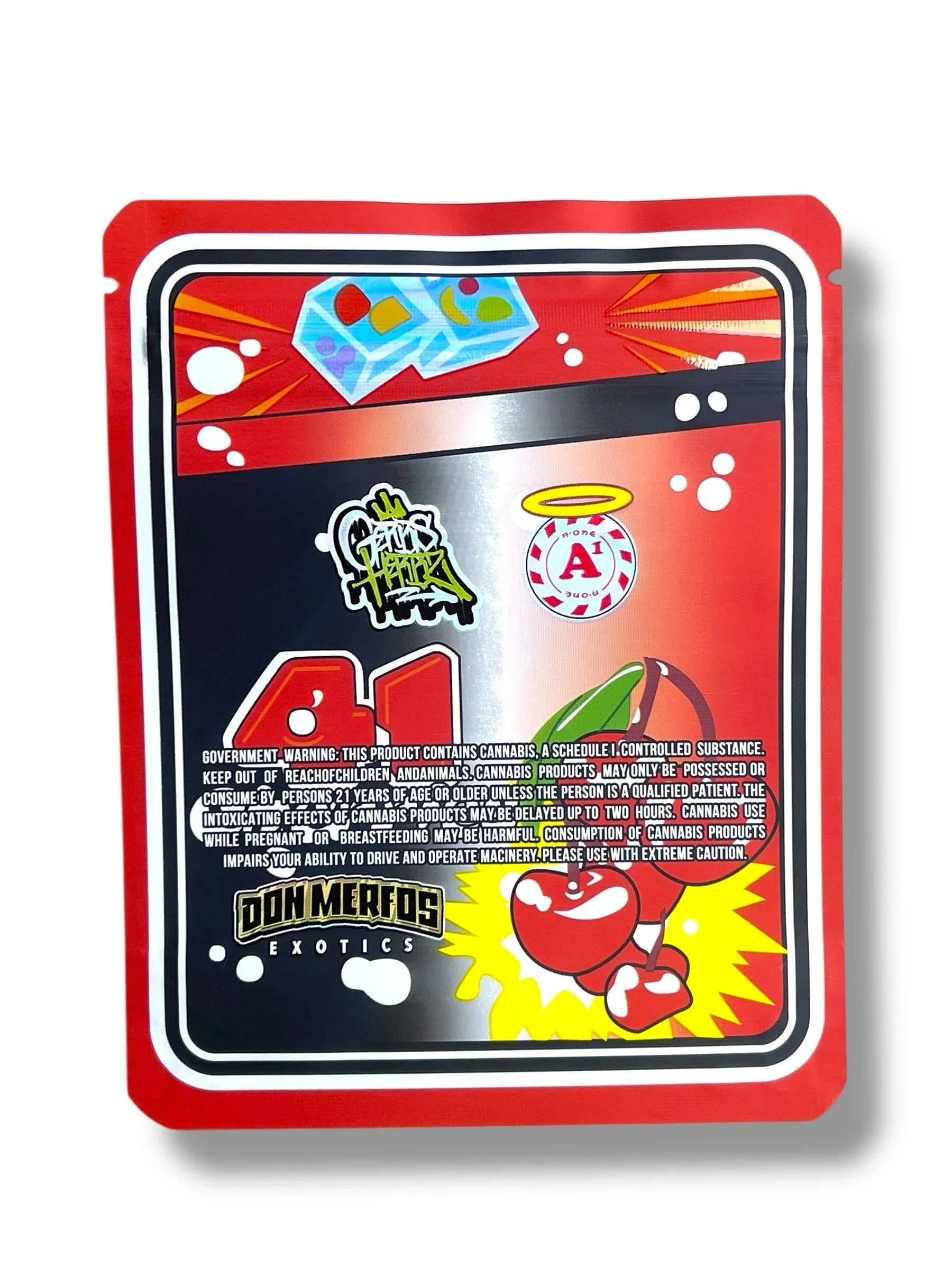 Don Merfos 41 Cherries bag 3.5g Mylar bag - Black Unicorn Hub