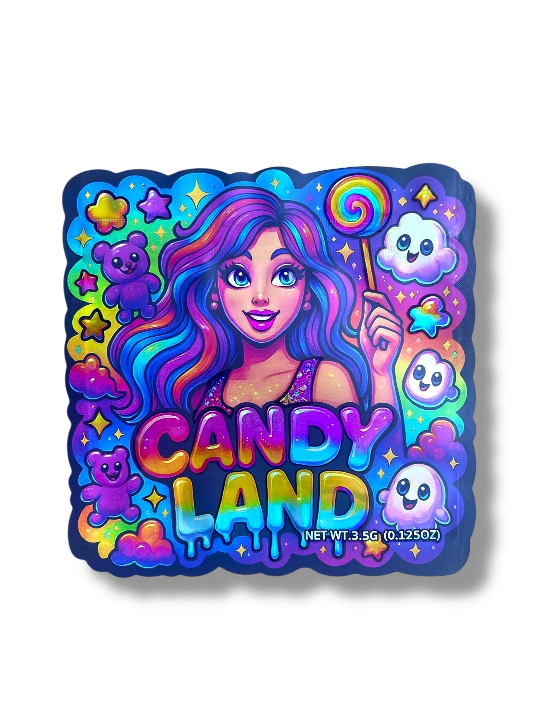 Candy Land Mylar Bag 3.5g shape bag - Black Unicorn Hub