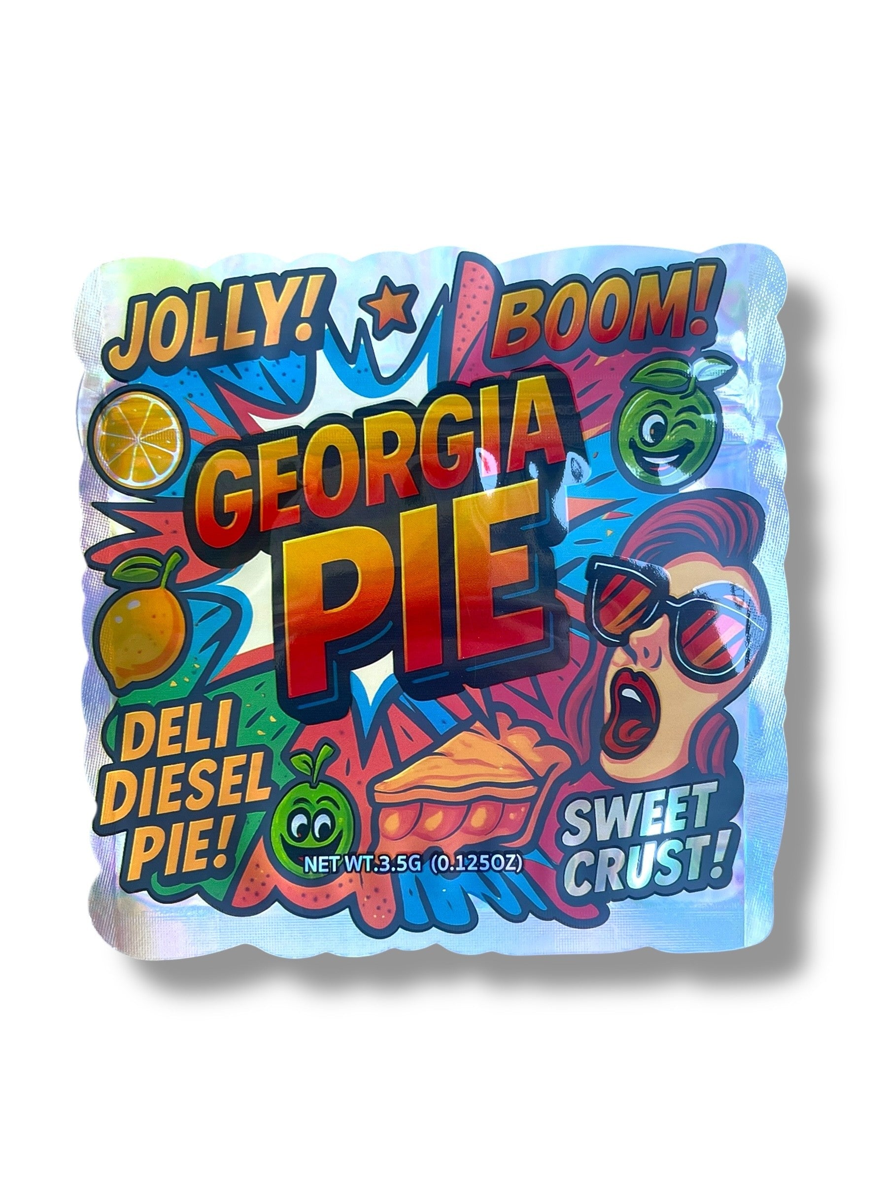 Georgia Pie Mylar Bag 3.5g shape bag
