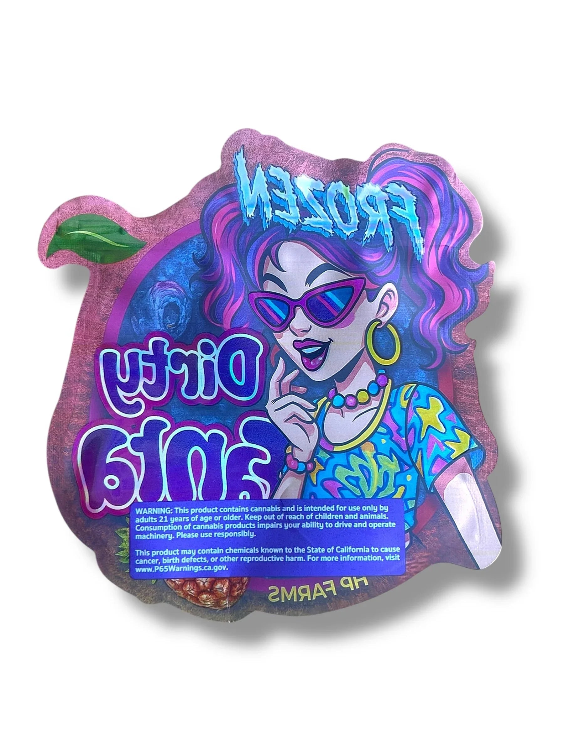 Frozen Dirty Fanta Mylar Bag 3.5g shape bags - Black Unicorn Hub