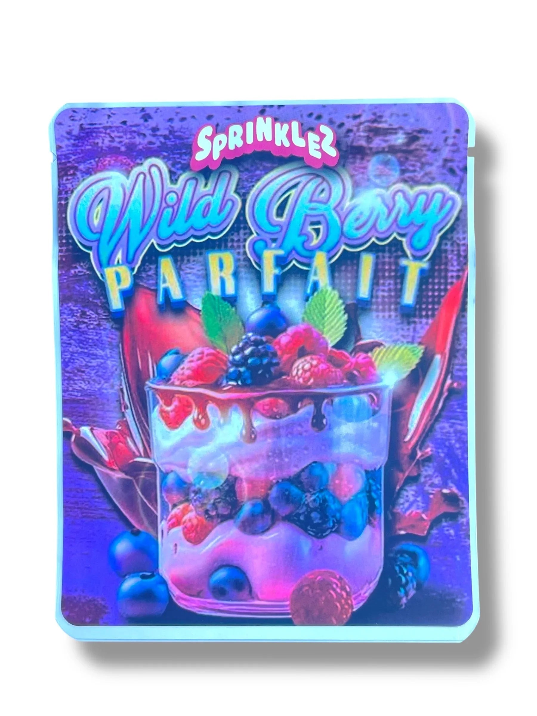 Sprinklez Wild Berry Parfait 3.5G Mylar Bags -With stickers and label - Black Unicorn Hub