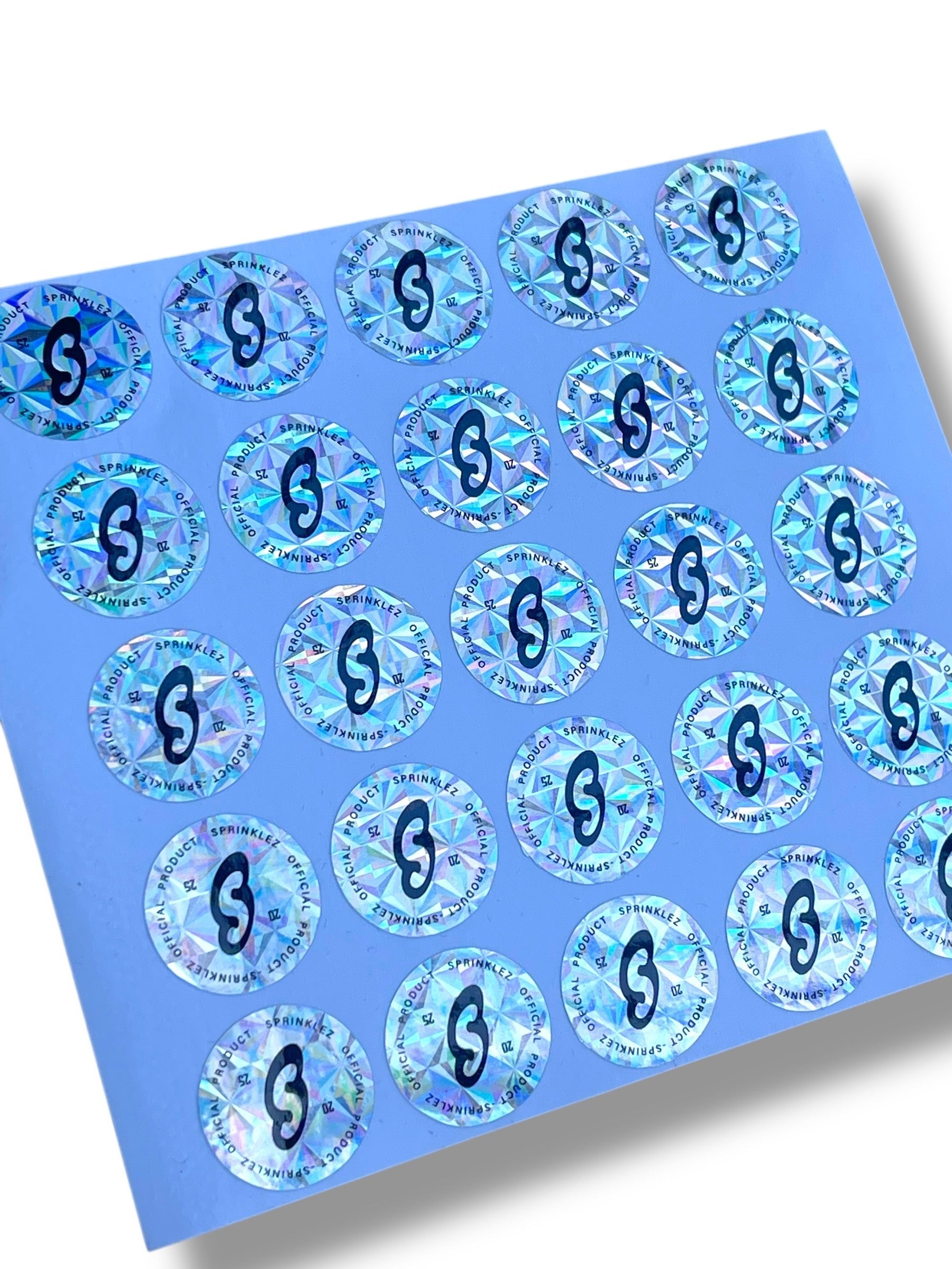 Sprinklez Lemon Ice Box Cookies 3.5G Mylar Bags -With stickers and label