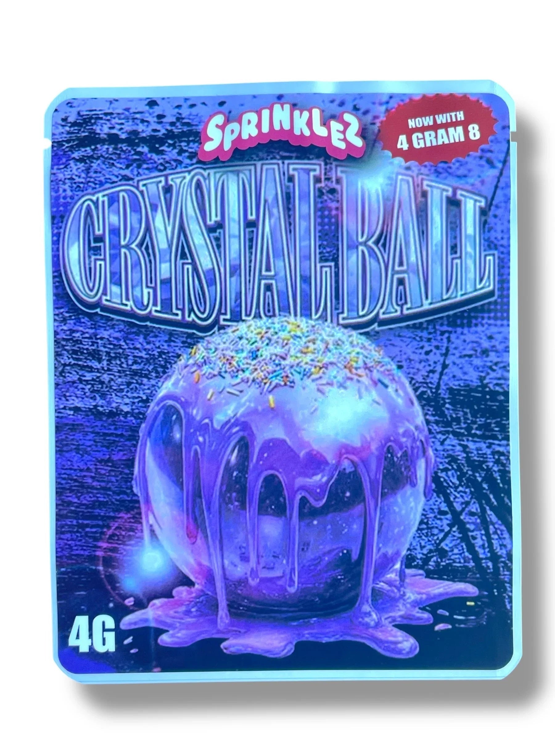 Sprinklez Crystal Ball 3.5G Mylar Bags -With stickers and label - Black Unicorn Hub
