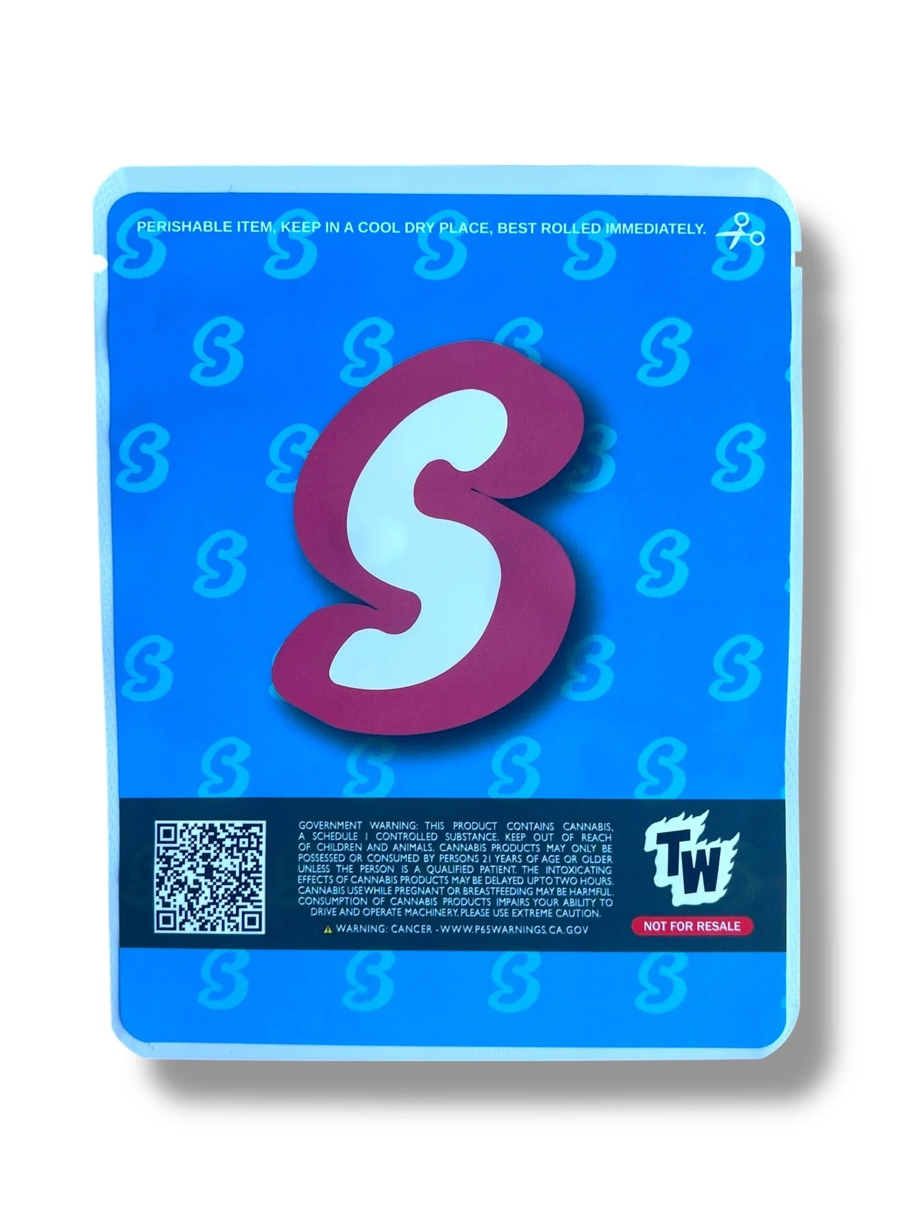 Sprinklez Lemon Ice Box Cookies 3.5G Mylar Bags -With stickers and label - Black Unicorn Hub