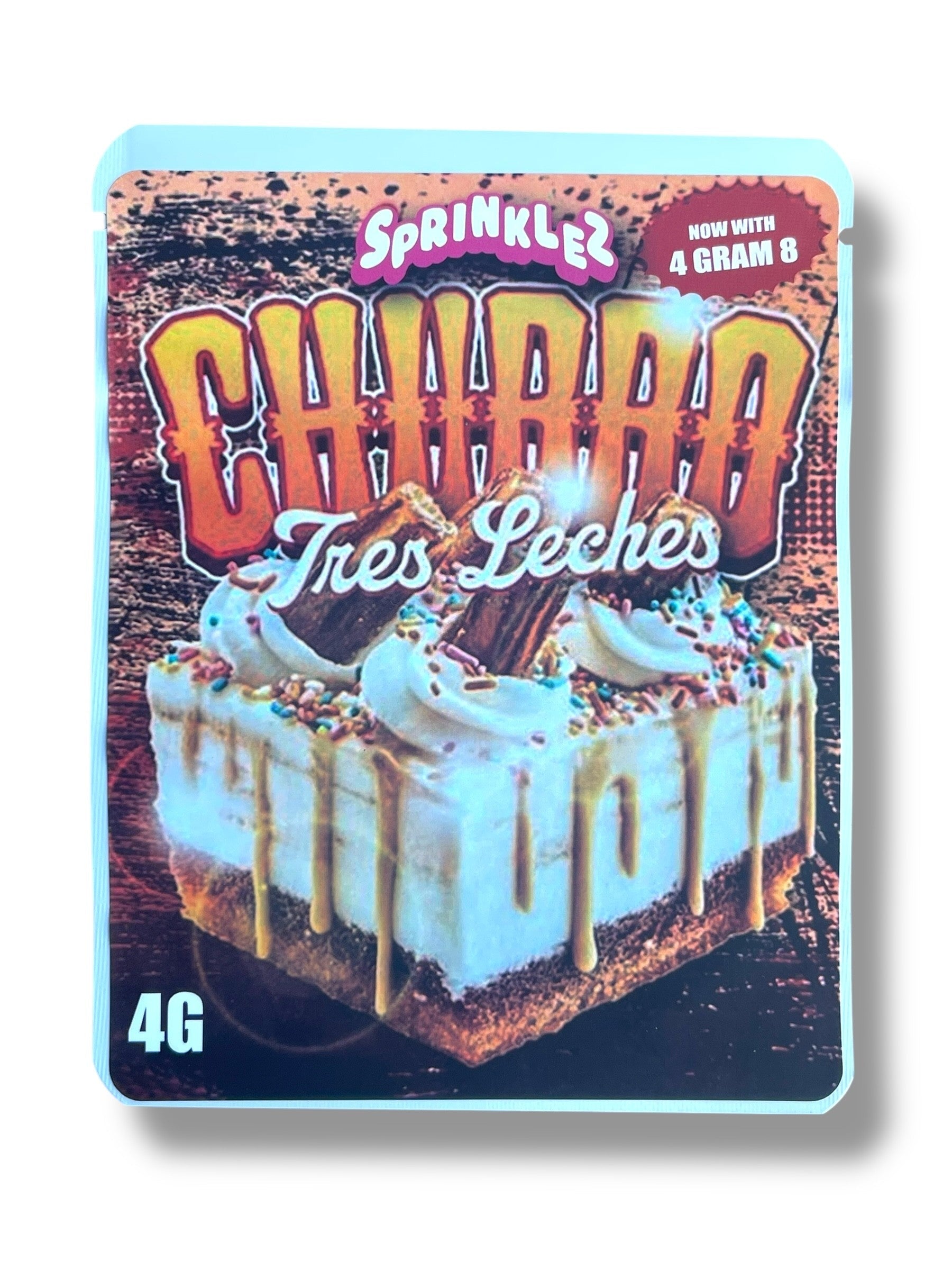 Sprinklez Churro Tres Leaches 3.5G Mylar Bags -With stickers and label