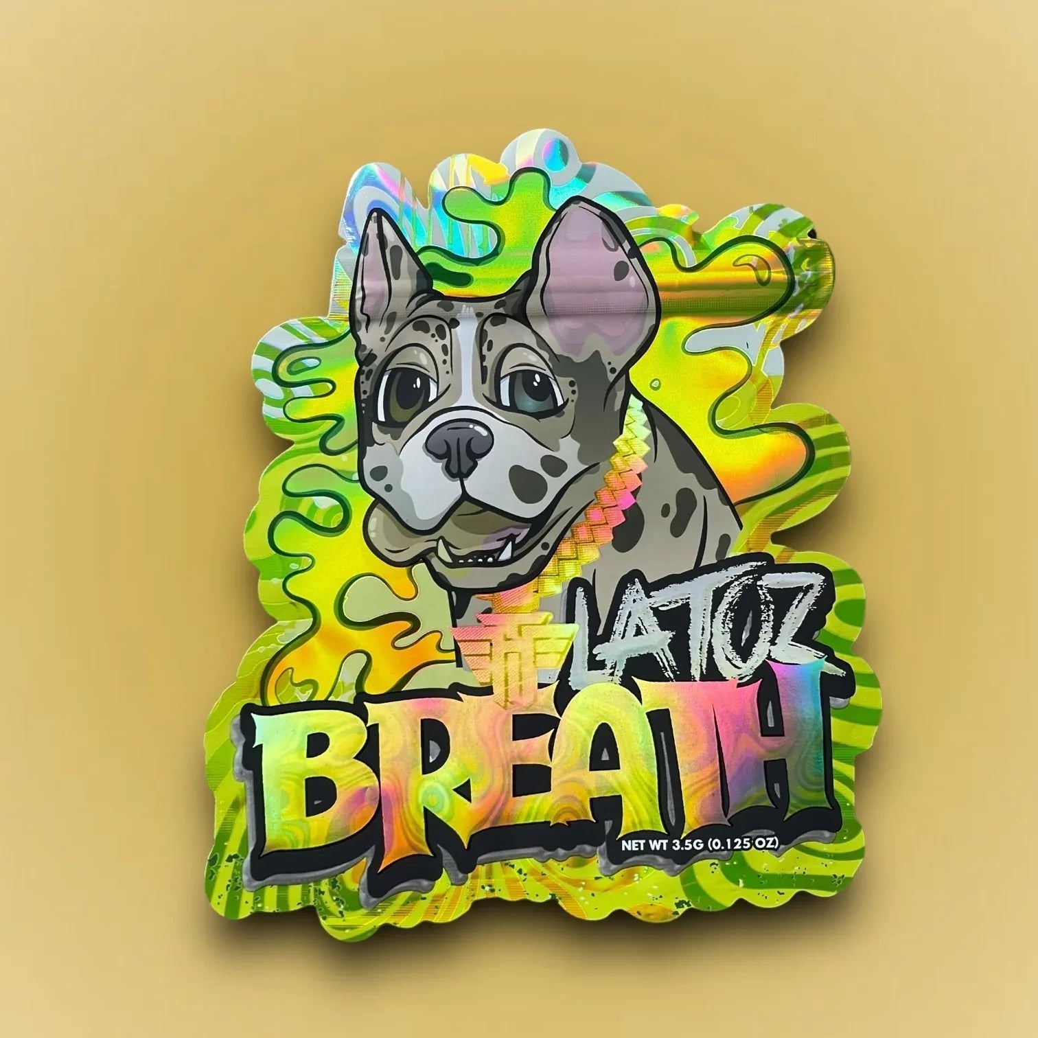 High Tolerance Latos Breath 3.5g Mylar Bag Holographic - Black Unicorn Hub