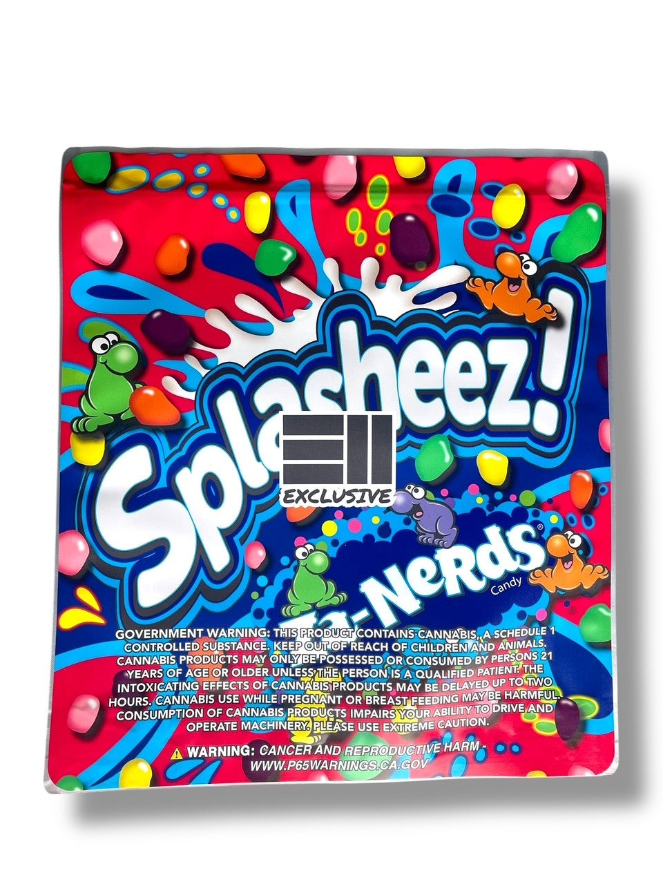 Splasheez Za-Combo Sticker Mylar Bags | Stand-Up 16oz, 1oz & 3.5g