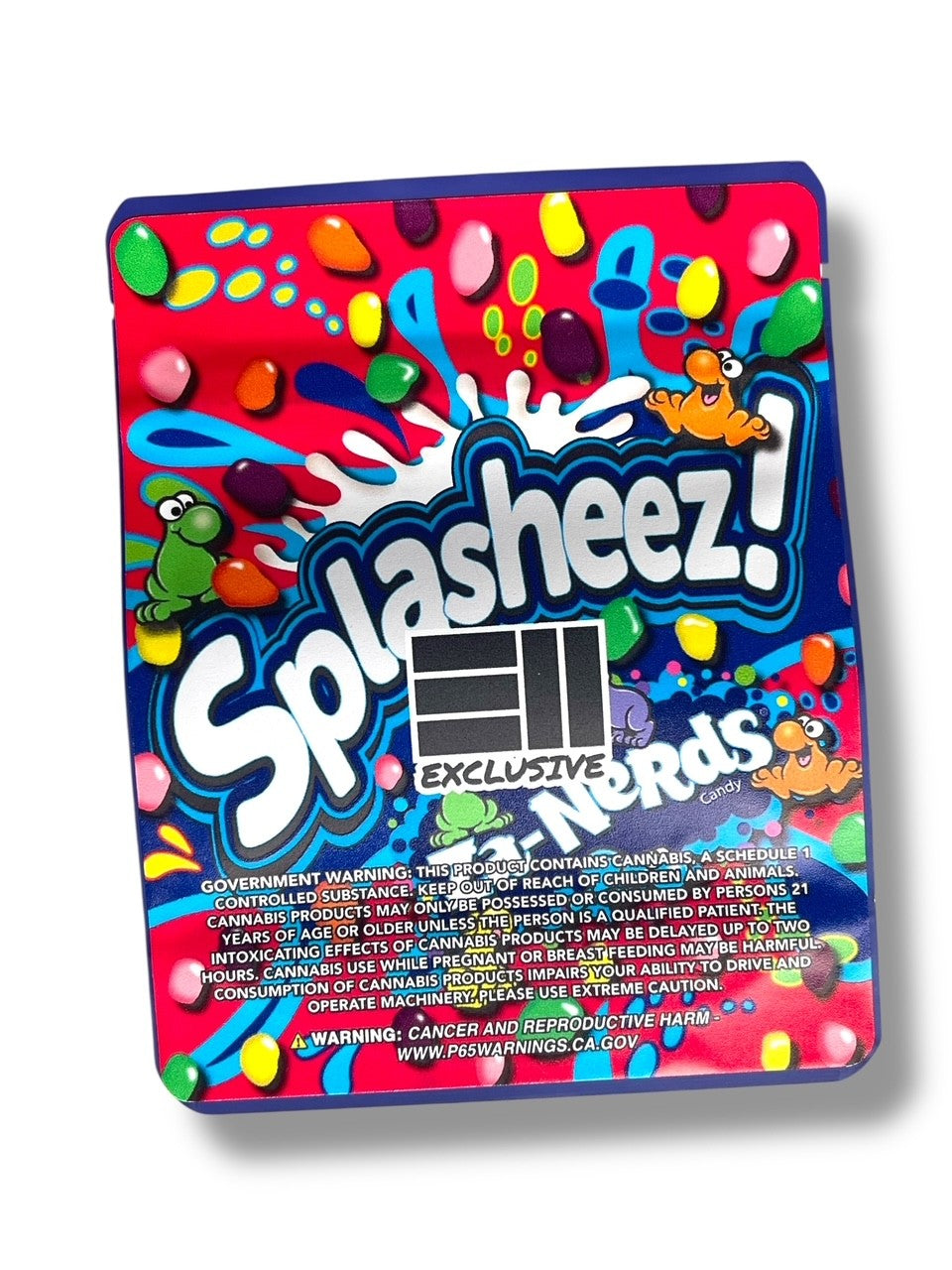 Splasheez Za-Combo Sticker Mylar Bags | Stand-Up 16oz, 1oz & 3.5g