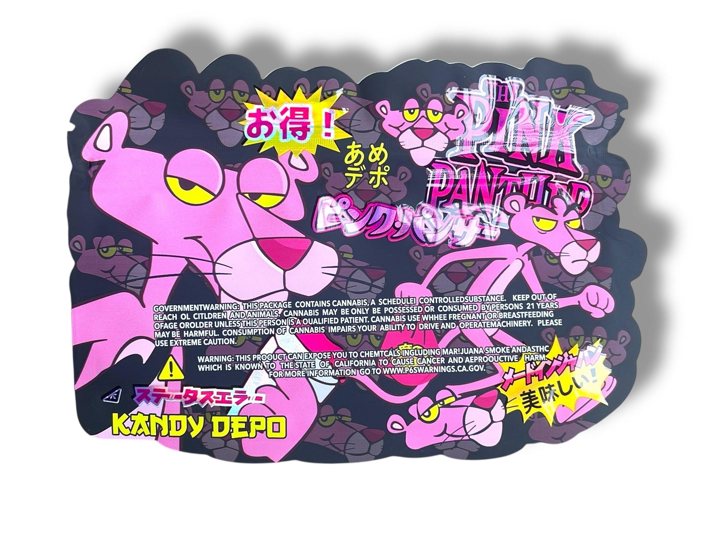 The Pink Panther 3.5g Mylar Bag- Packaging Only