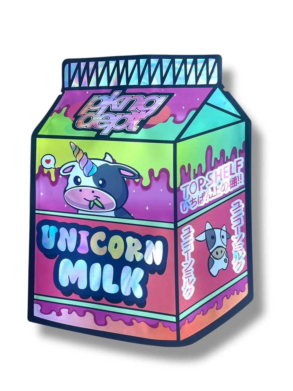 Unicorn Milk Mylar Bag- Packaging Only