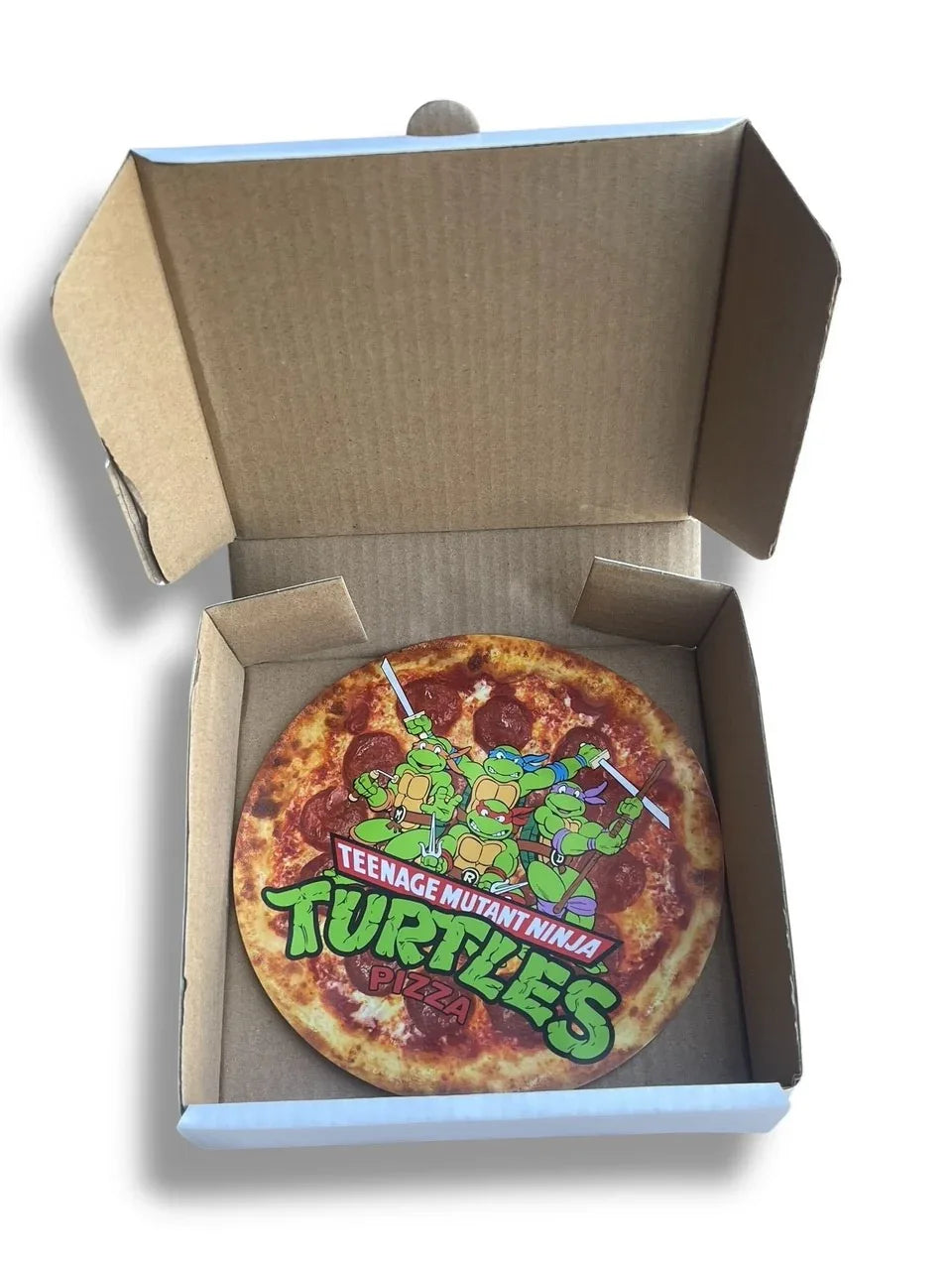 Ninja Turtles Pizza Box Mylar Bags with Boxes 3.5g Box Packaging - Black Unicorn Hub
