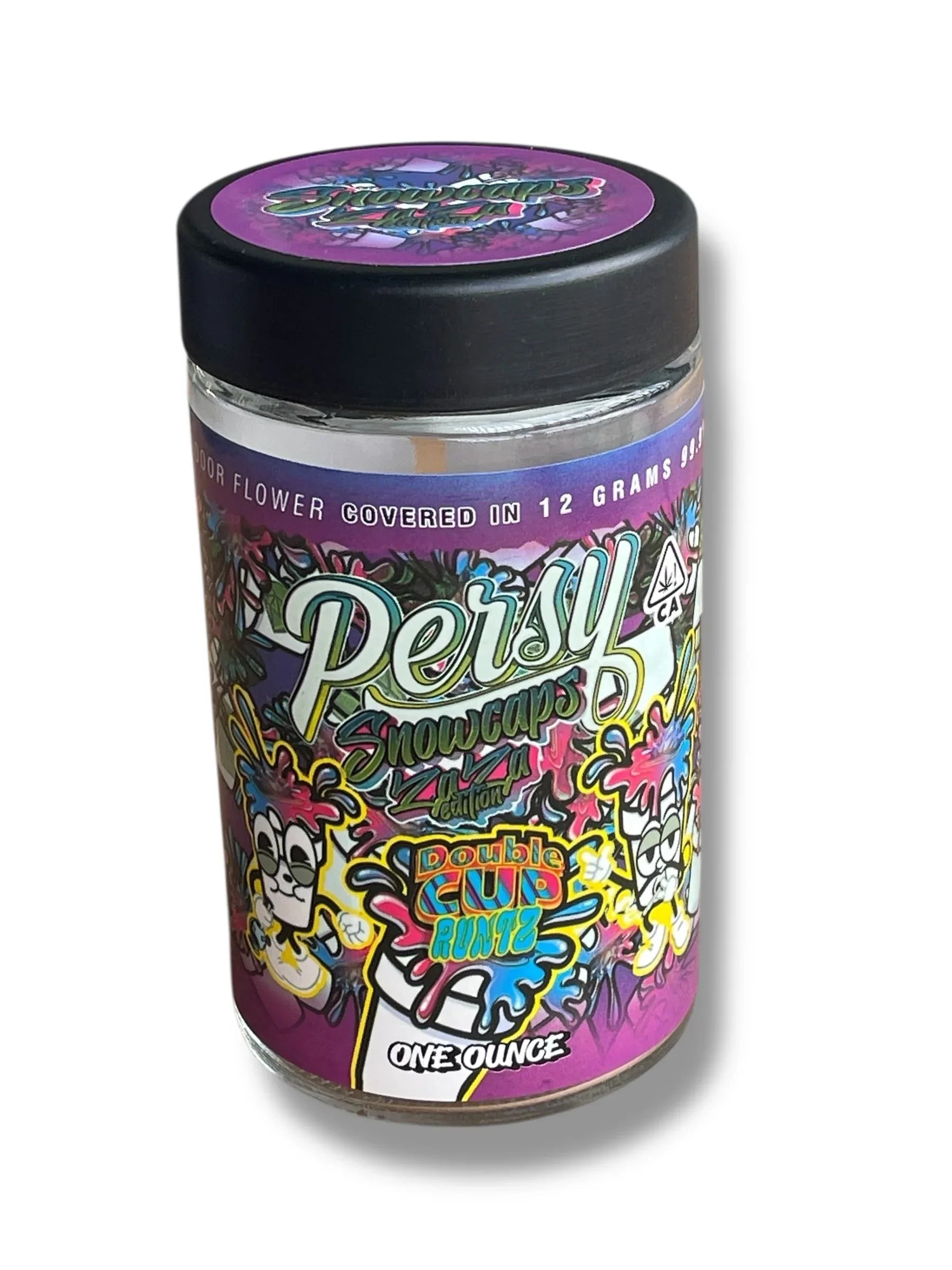 Persy Snowballs Zaza Edition 16-1oz Glass Jars - Varity Pack 16 Flavors in box 1-pound empty jars - Black Unicorn Hub
