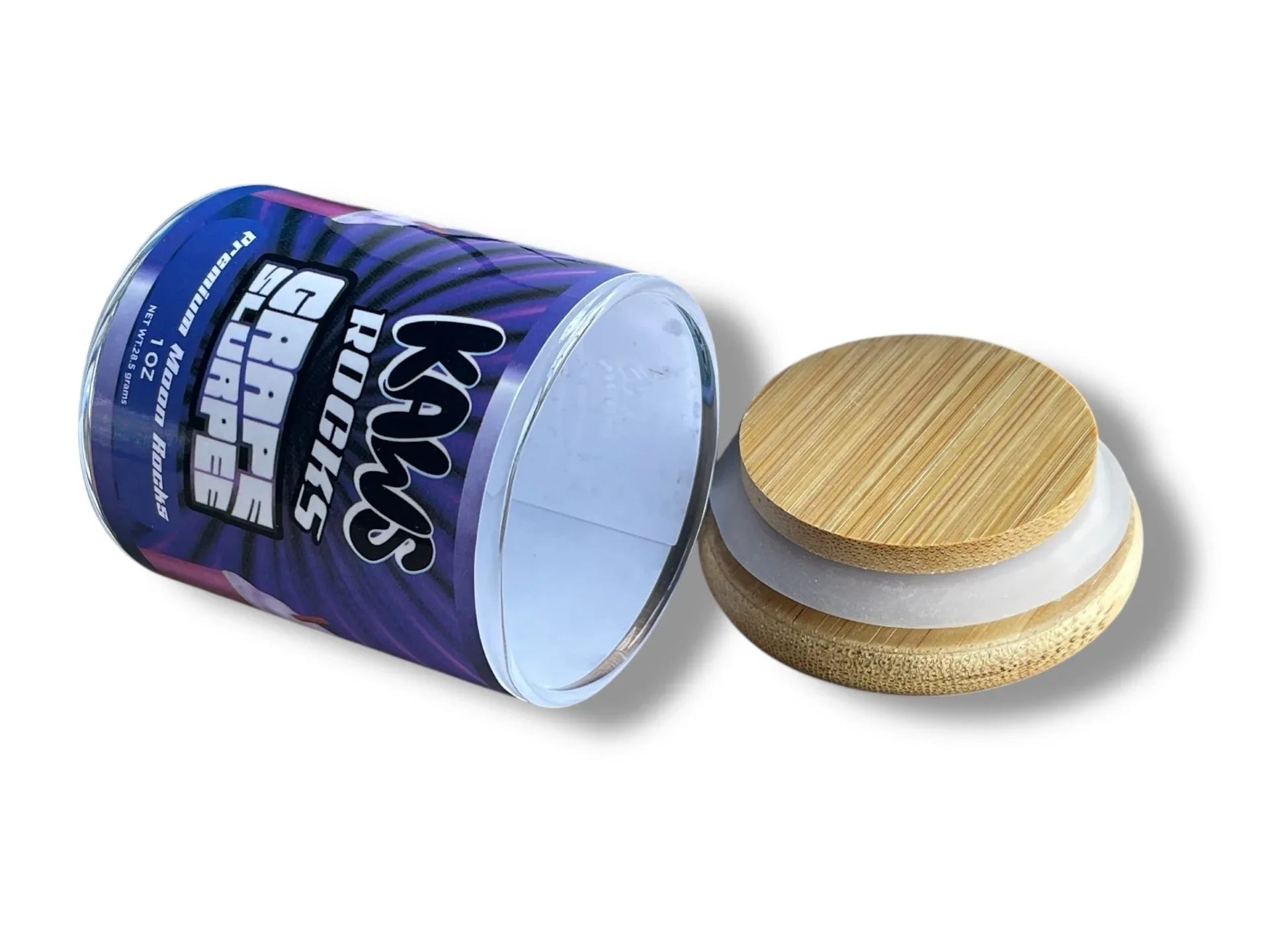 Kawz Exotic Slurpee Edition Moon Rocks 1oz Glass Jars - Varity Pack 16 Strains in box Empty Jars - Black Unicorn Hub