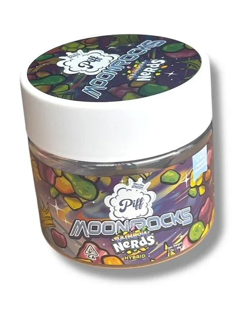 Piff Moonrocks Berry POP Edition 1oz Plastic Jars - Varity Pack 16 Strains in box Empty Jars - Black Unicorn Hub