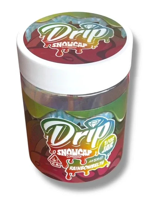 Drip Snowcaps Smalls 16-1oz Plastic Jars - Varity Pack 16 Flavors in box 1 pound with outer box Empty Jars - Black Unicorn Hub