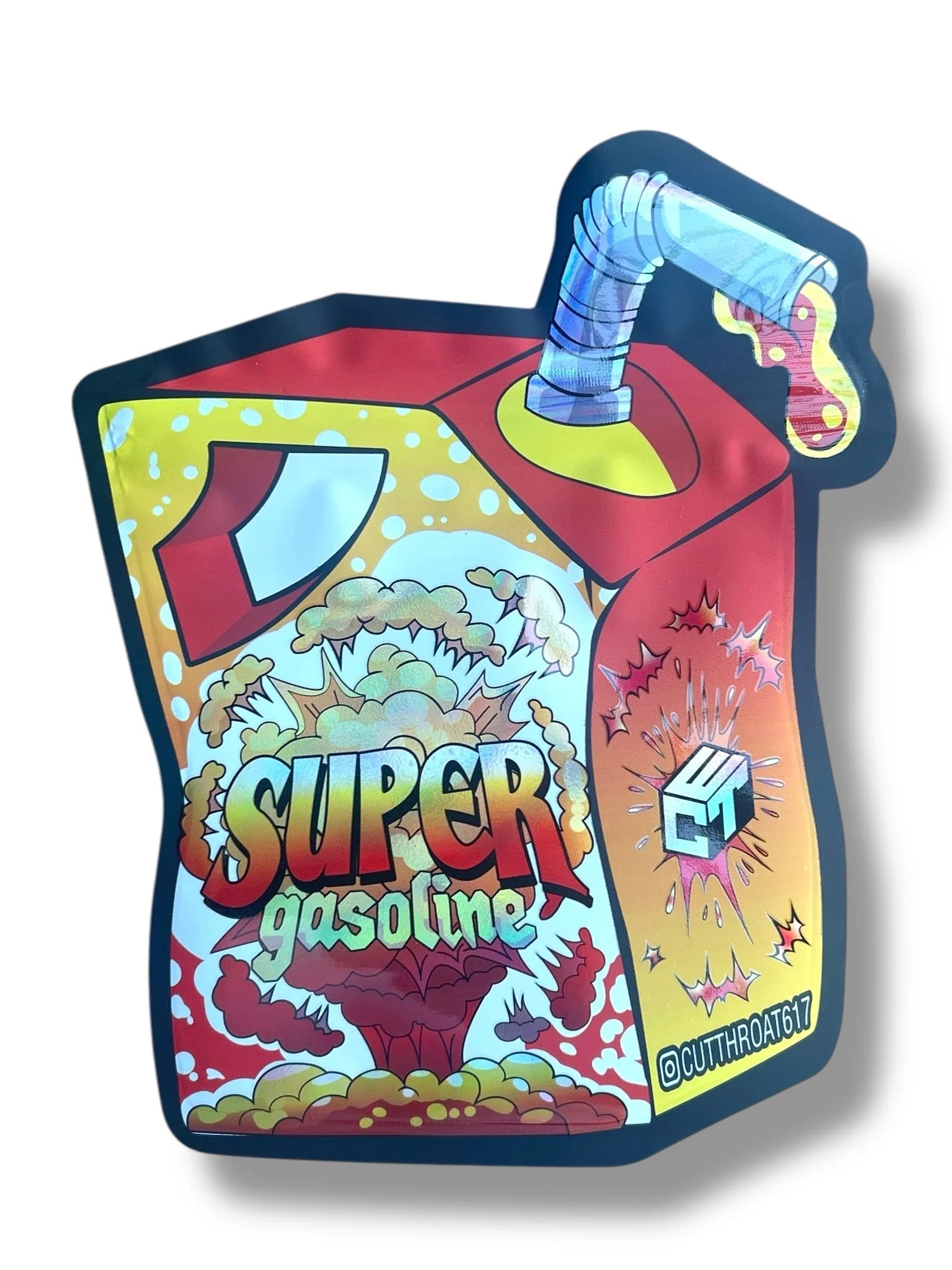 Super Gasoline 3.5g Mylar Bag- Packaging Only Juice box - Black Unicorn Hub